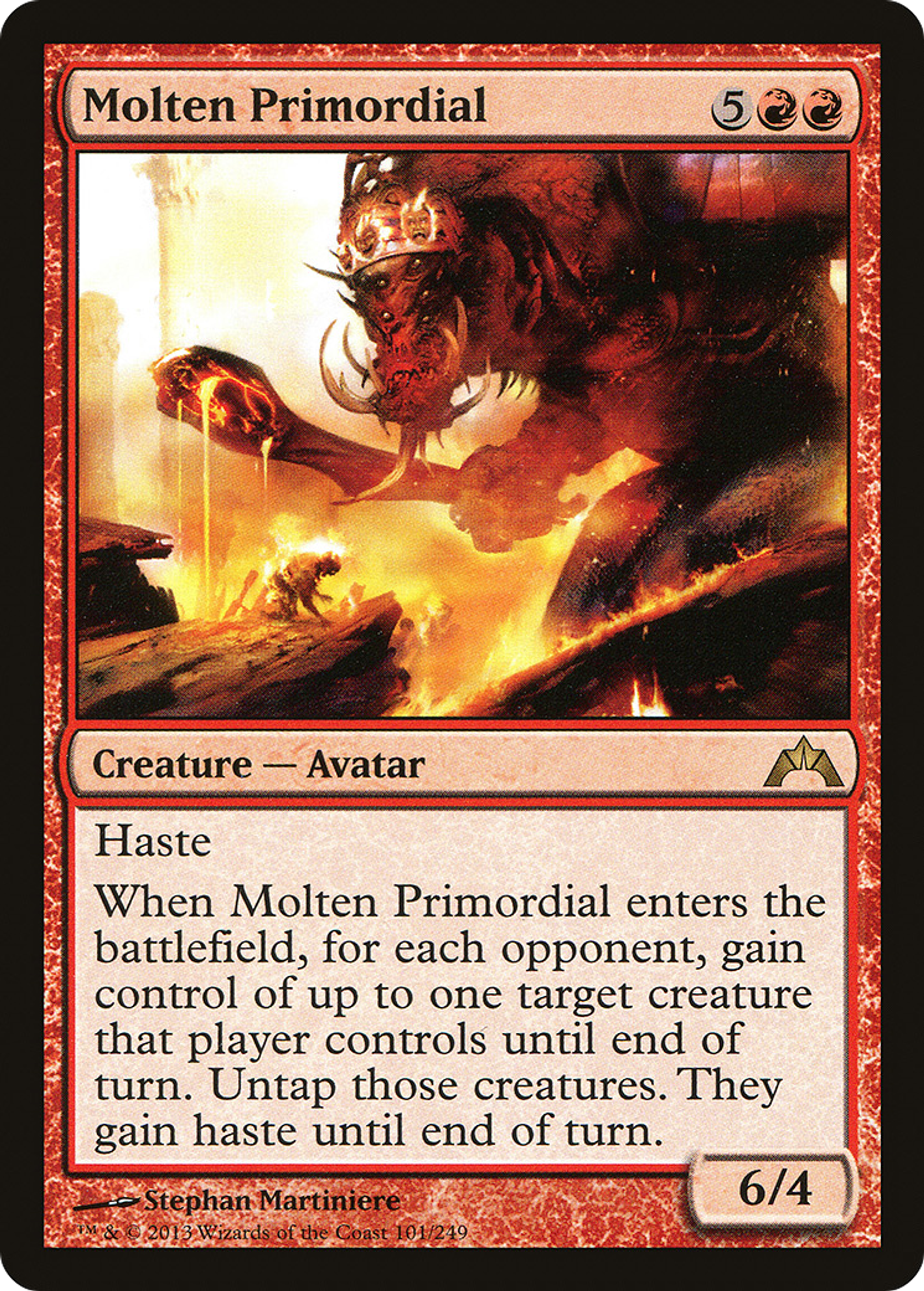 Molten Primordial — Gatecrash — Magic: The Gathering