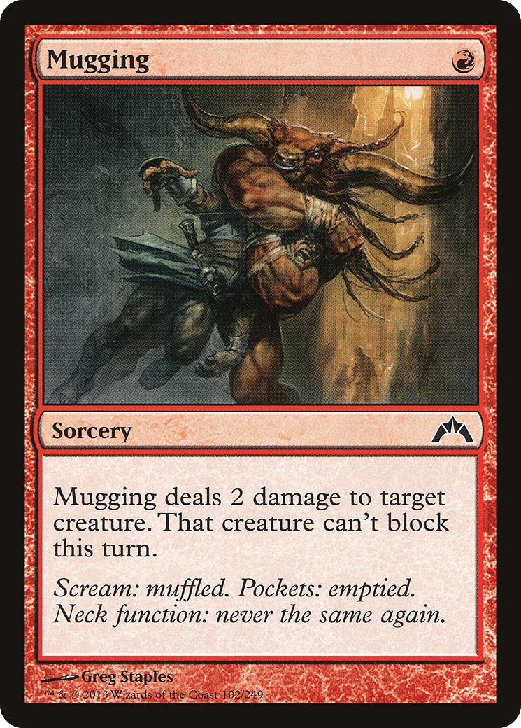 Mugging — Gatecrash — Magic: The Gathering