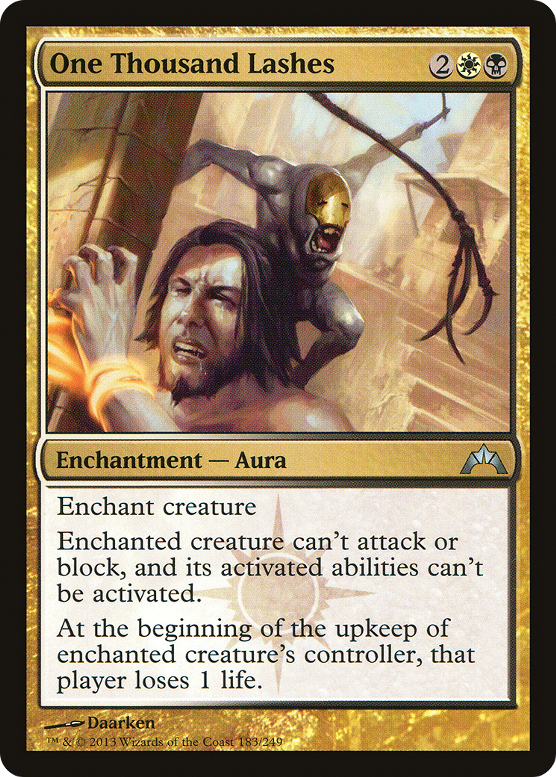 One Thousand Lashes — Gatecrash — Magic: The Gathering
