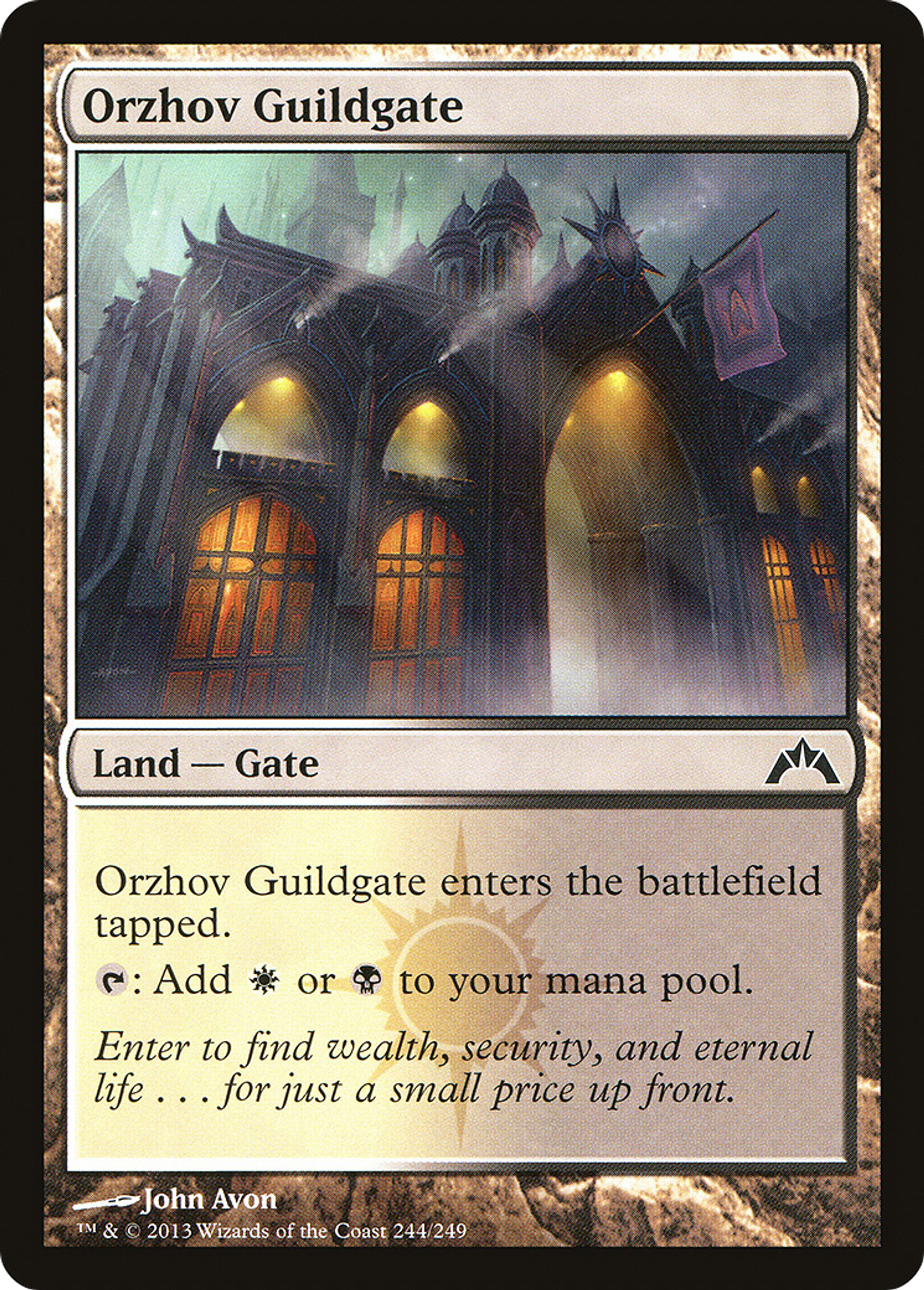 Orzhov Guildgate — Gatecrash — Magic: The Gathering