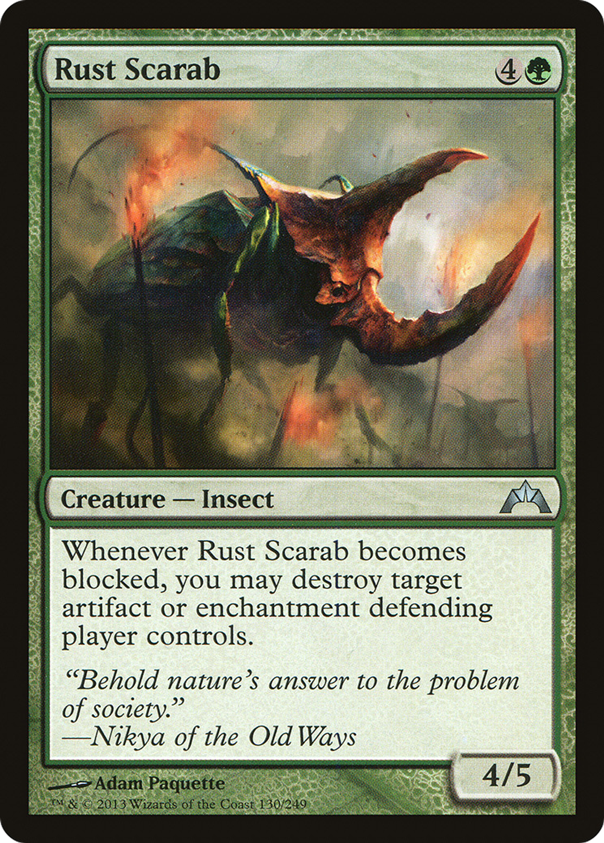 Rust Scarab — Gatecrash — Magic: The Gathering