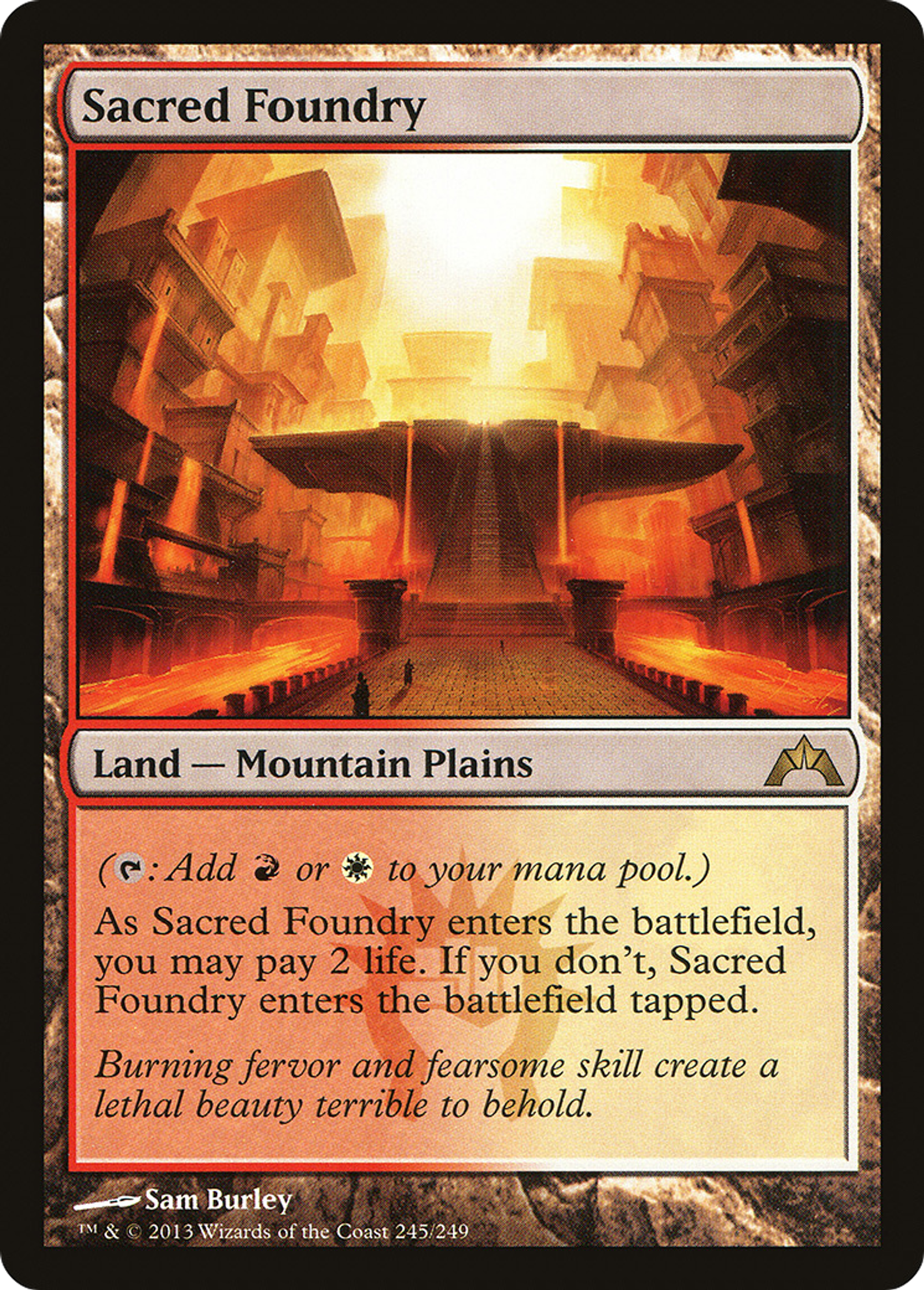 Sacred Foundry — Gatecrash — Magic: The Gathering