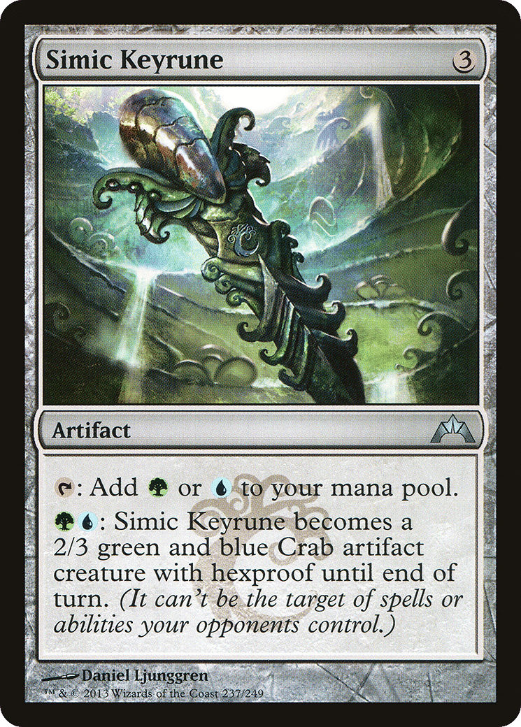 Simic Keyrune — Gatecrash — Magic: The Gathering