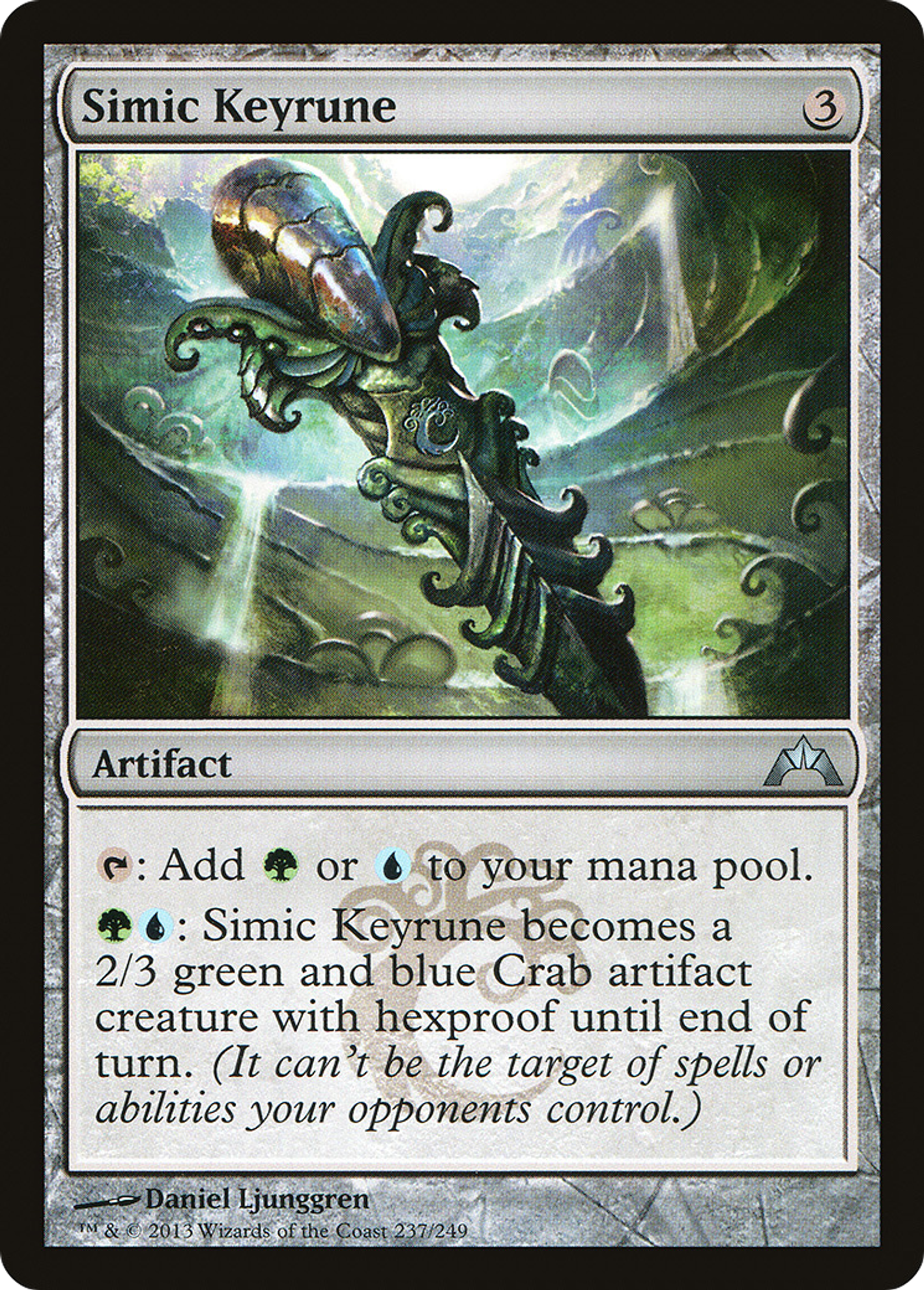 Simic Keyrune — Gatecrash — Magic: The Gathering