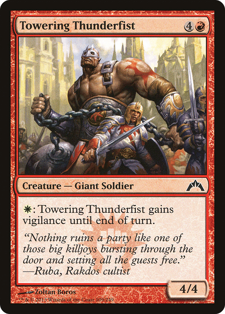 Towering Thunderfist — Gatecrash — Magic: The Gathering