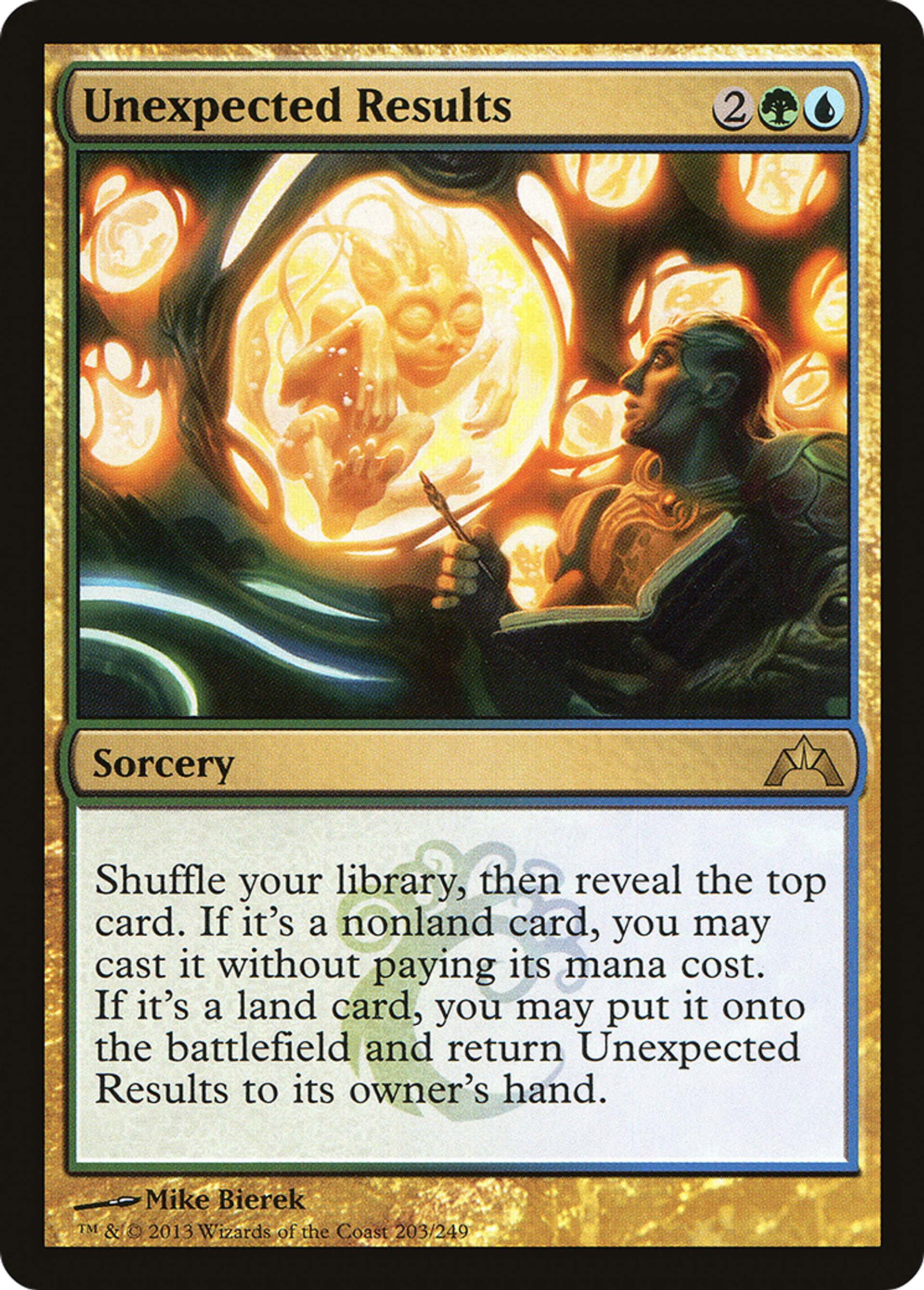 Unexpected Results — Gatecrash — Magic: The Gathering