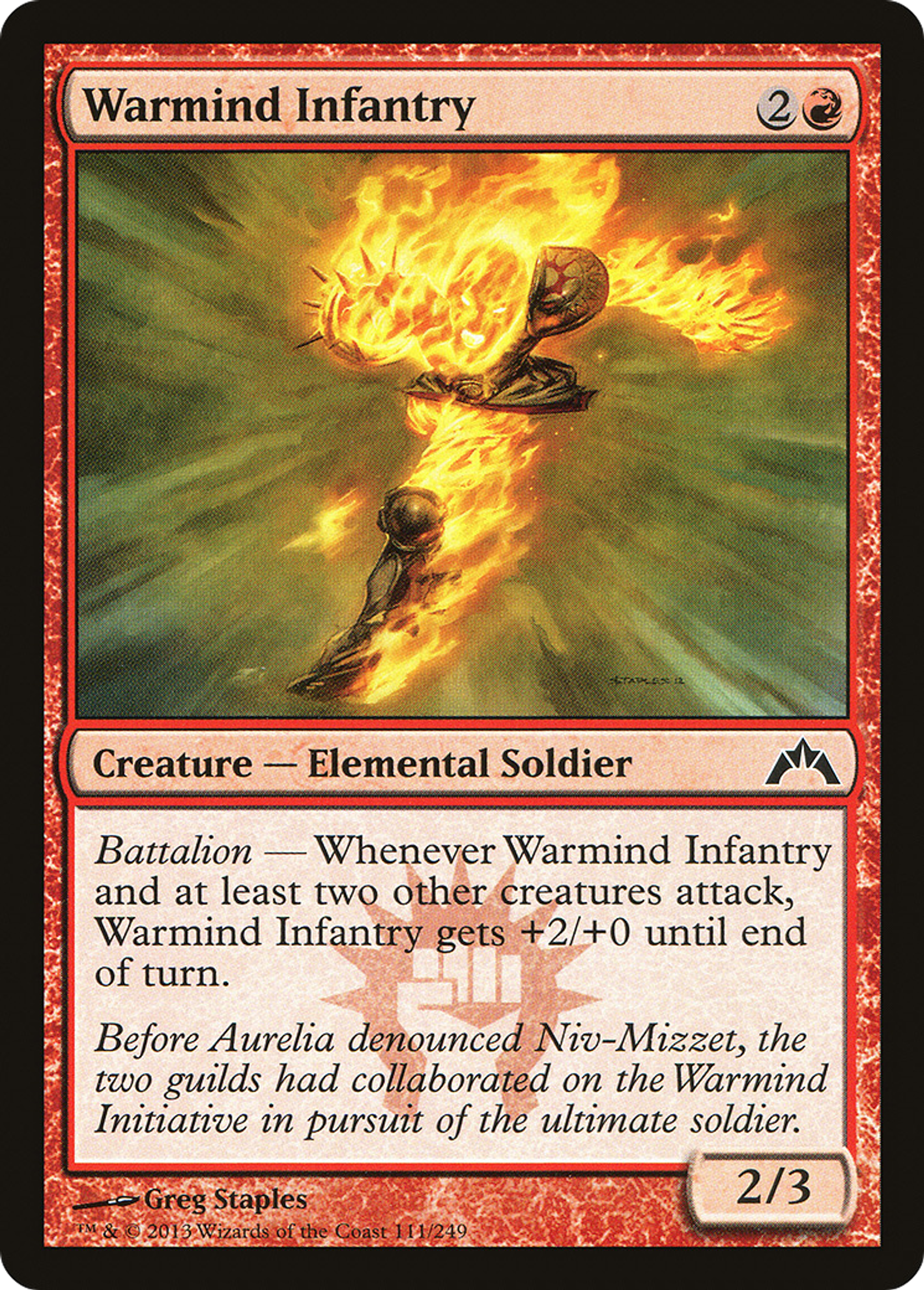 Warmind Infantry — Gatecrash — Magic: The Gathering