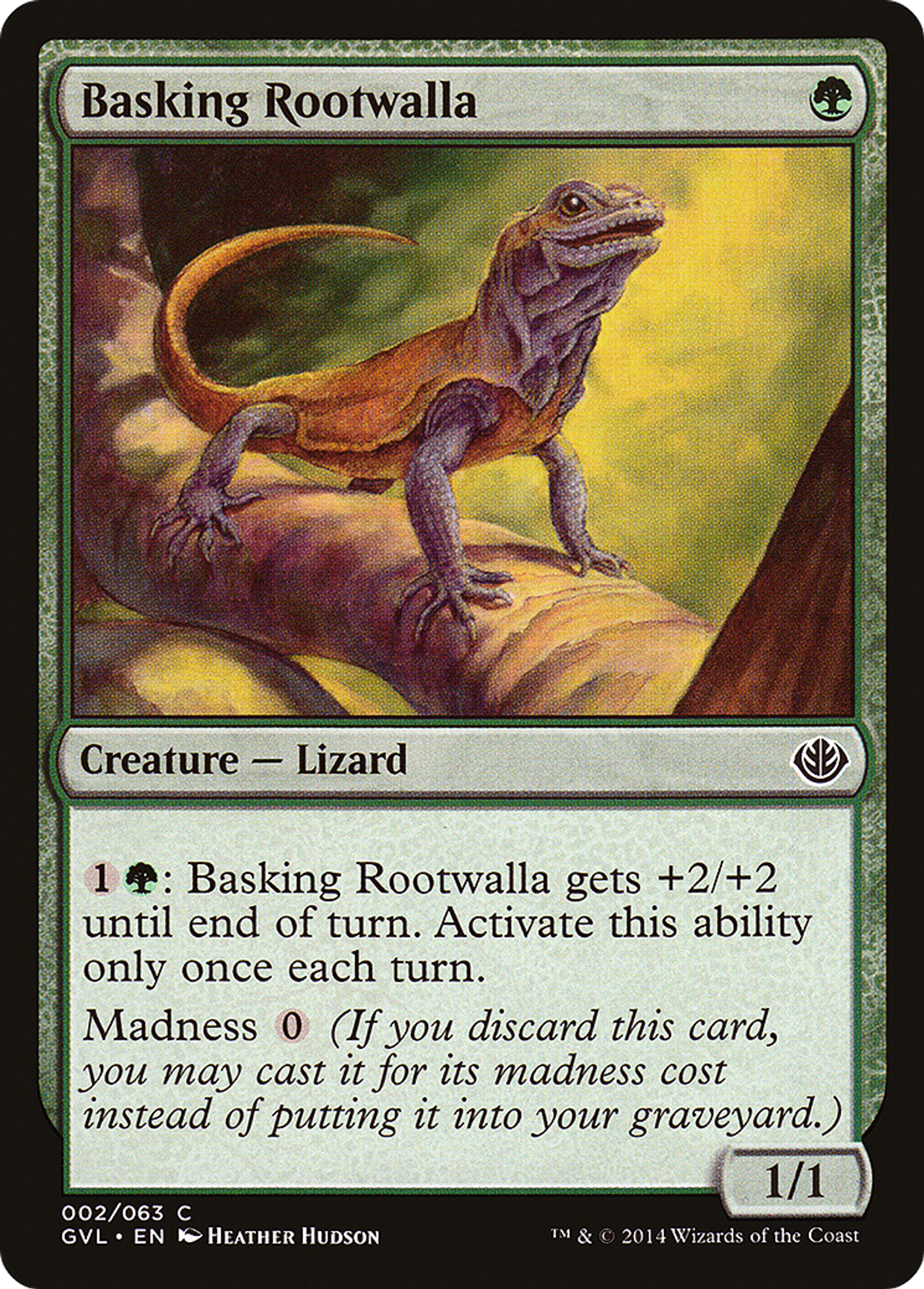 Basking Rootwalla — Duel Decks Anthology: Garruk vs. Liliana — Magic: The Gathering