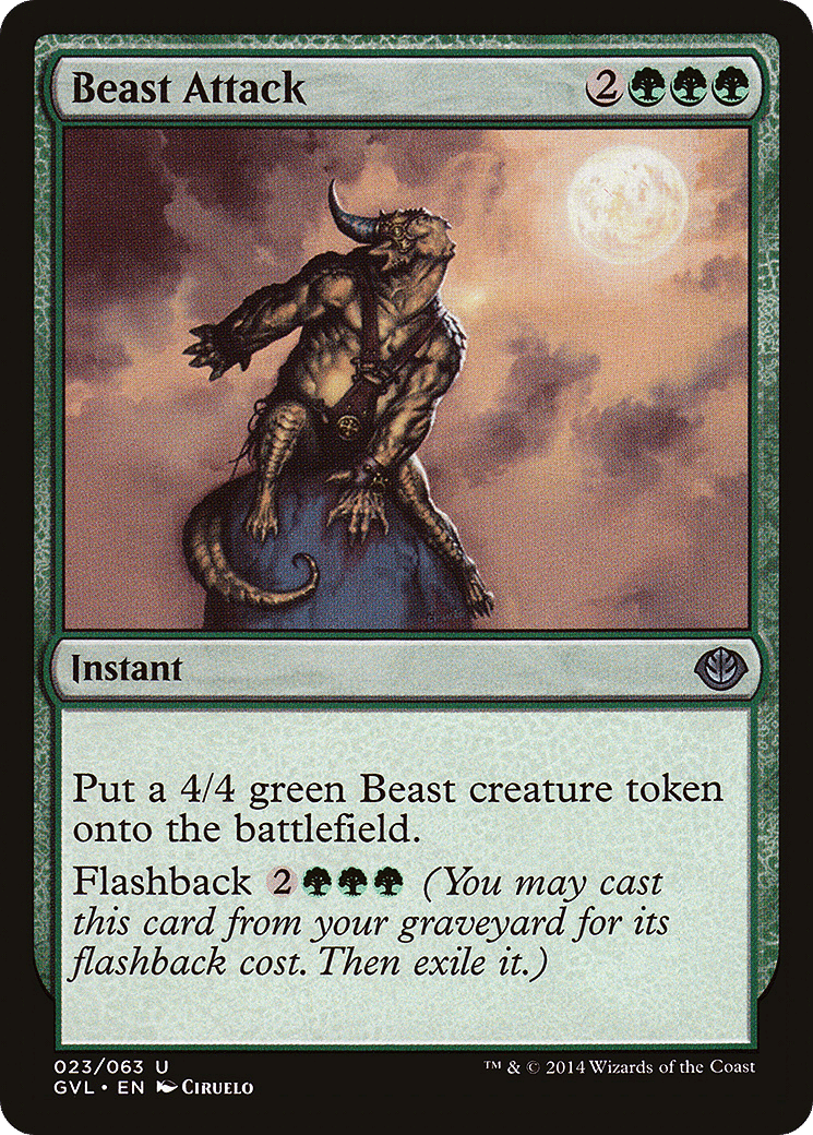 Beast Attack — Duel Decks Anthology: Garruk vs. Liliana — Magic: The Gathering
