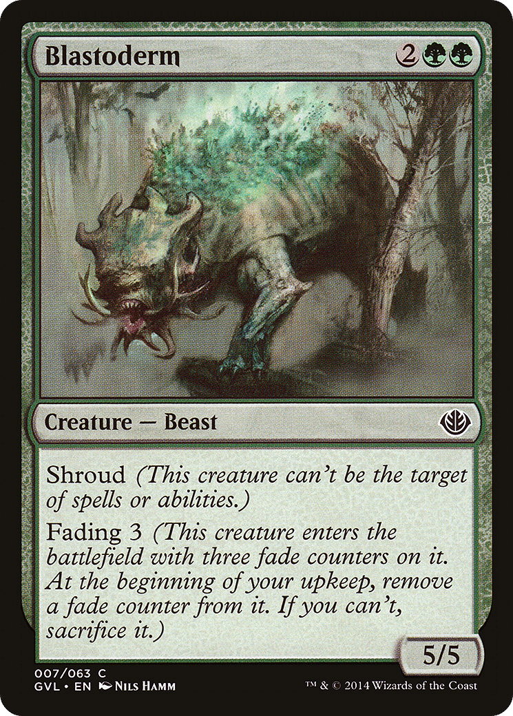 Blastoderm — Duel Decks Anthology: Garruk vs. Liliana — Magic: The Gathering