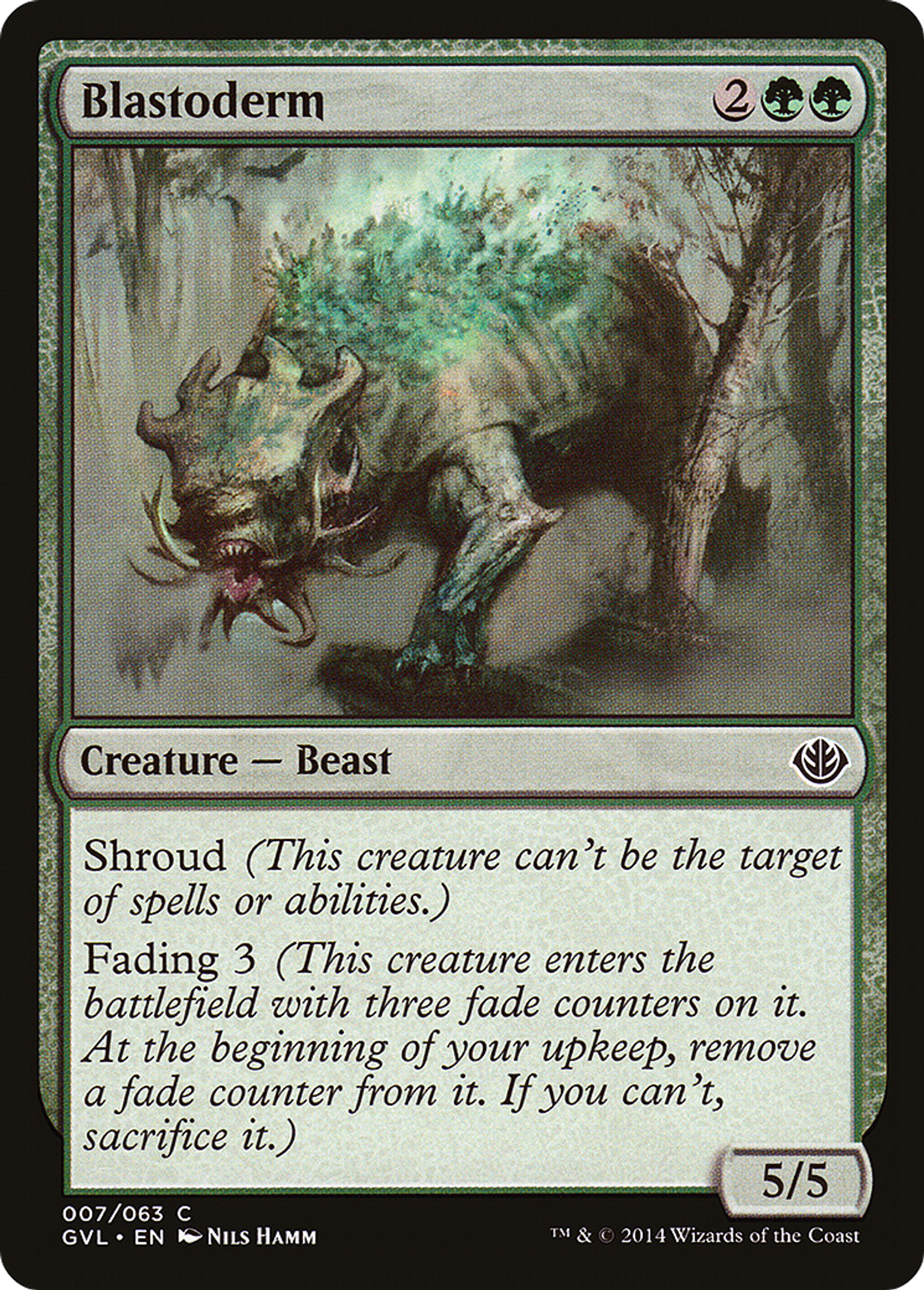 Blastoderm — Duel Decks Anthology: Garruk vs. Liliana — Magic: The Gathering