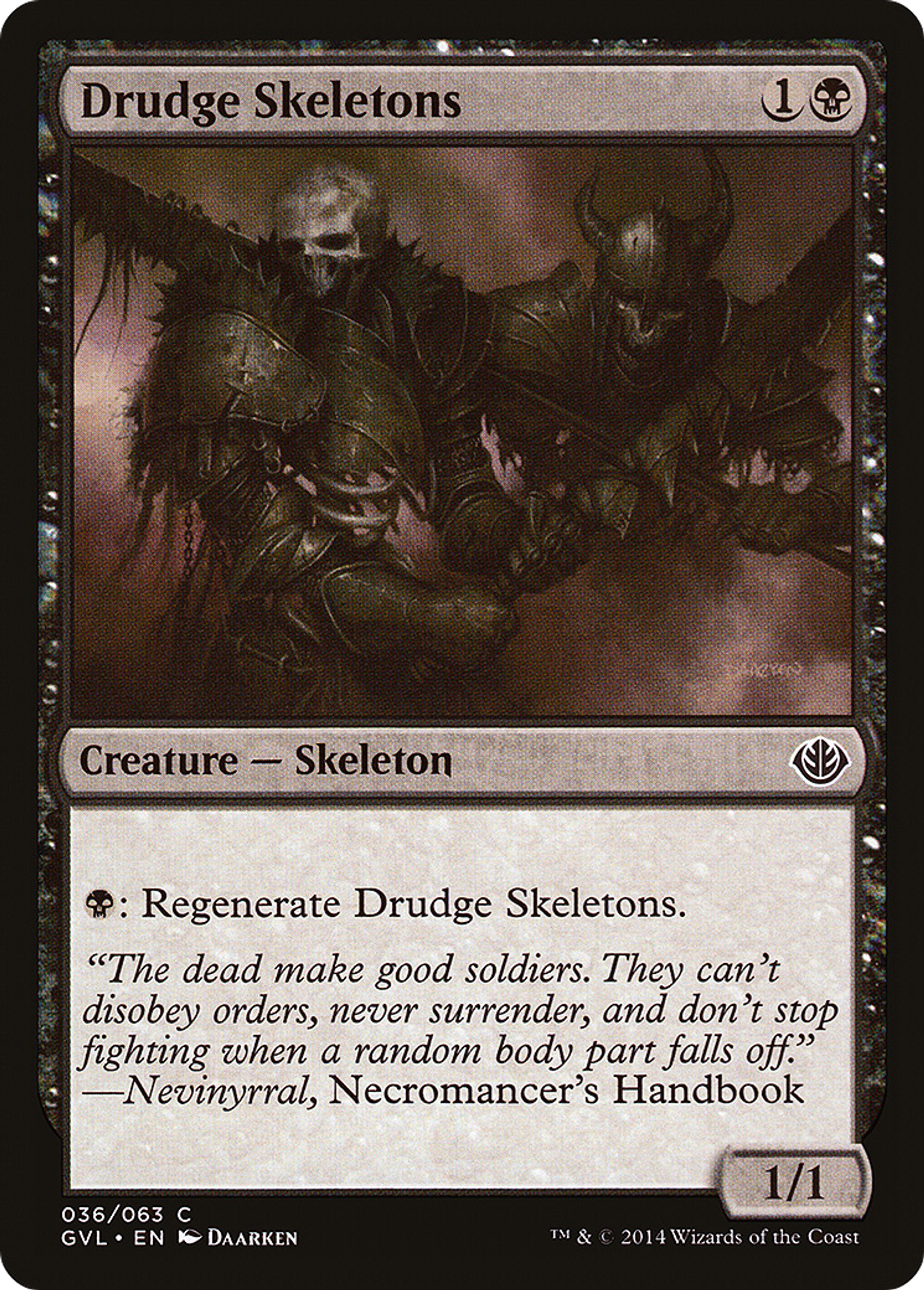 Drudge Skeletons — Duel Decks Anthology: Garruk vs. Liliana — Magic: The Gathering