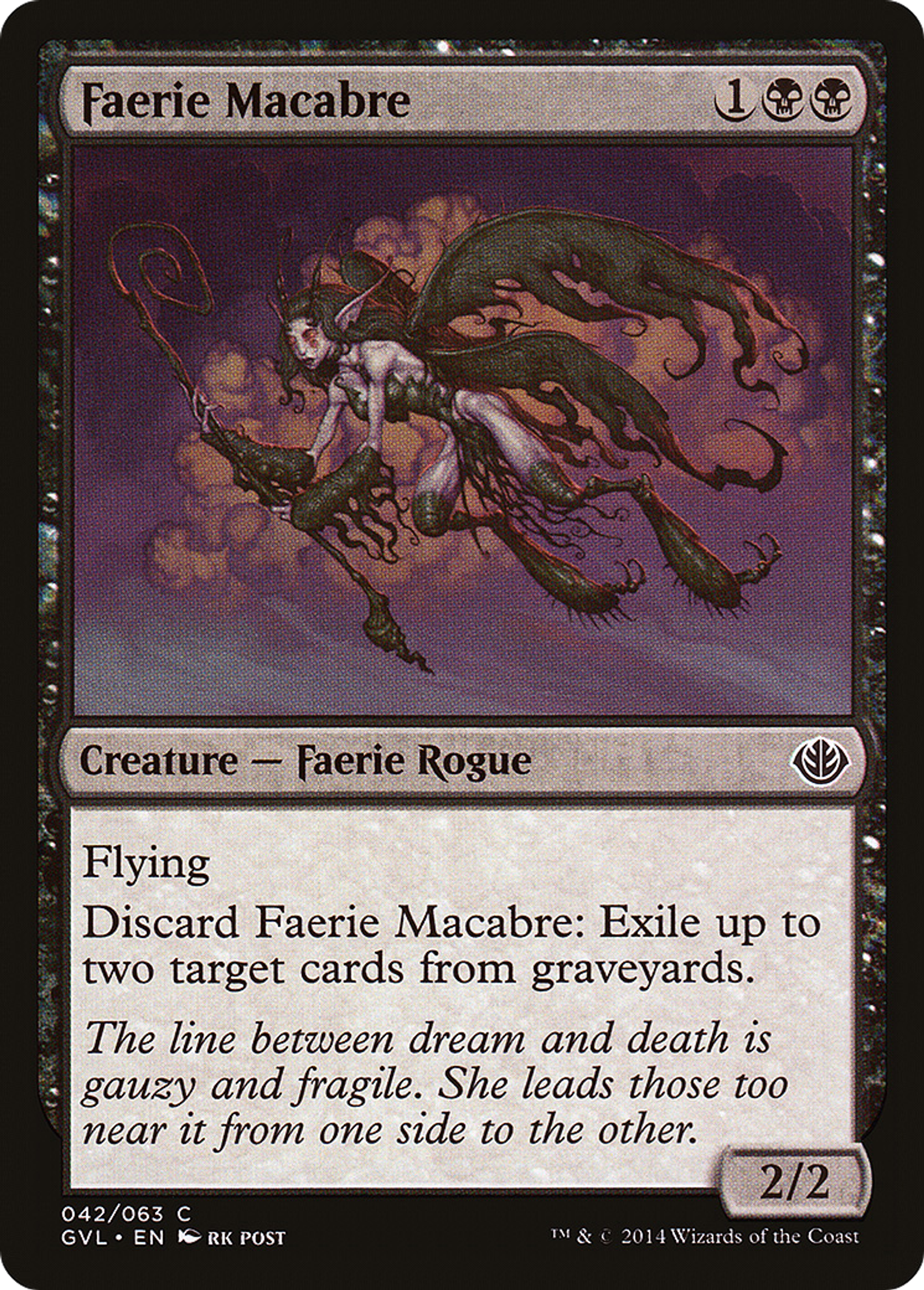 Faerie Macabre — Duel Decks Anthology: Garruk vs. Liliana — Magic: The Gathering