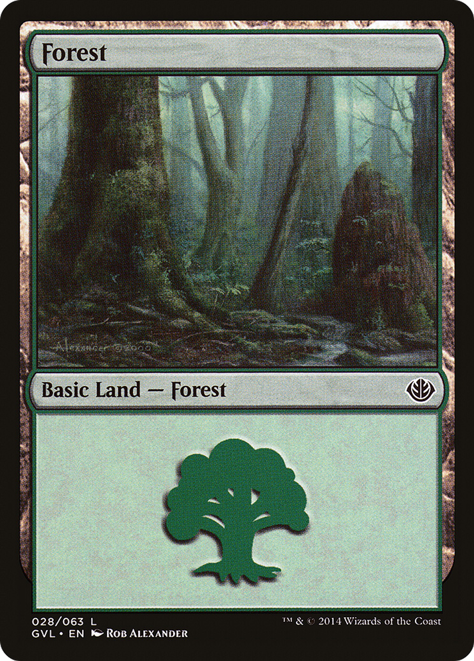 Forest — Duel Decks Anthology: Garruk vs. Liliana — Magic: The Gathering