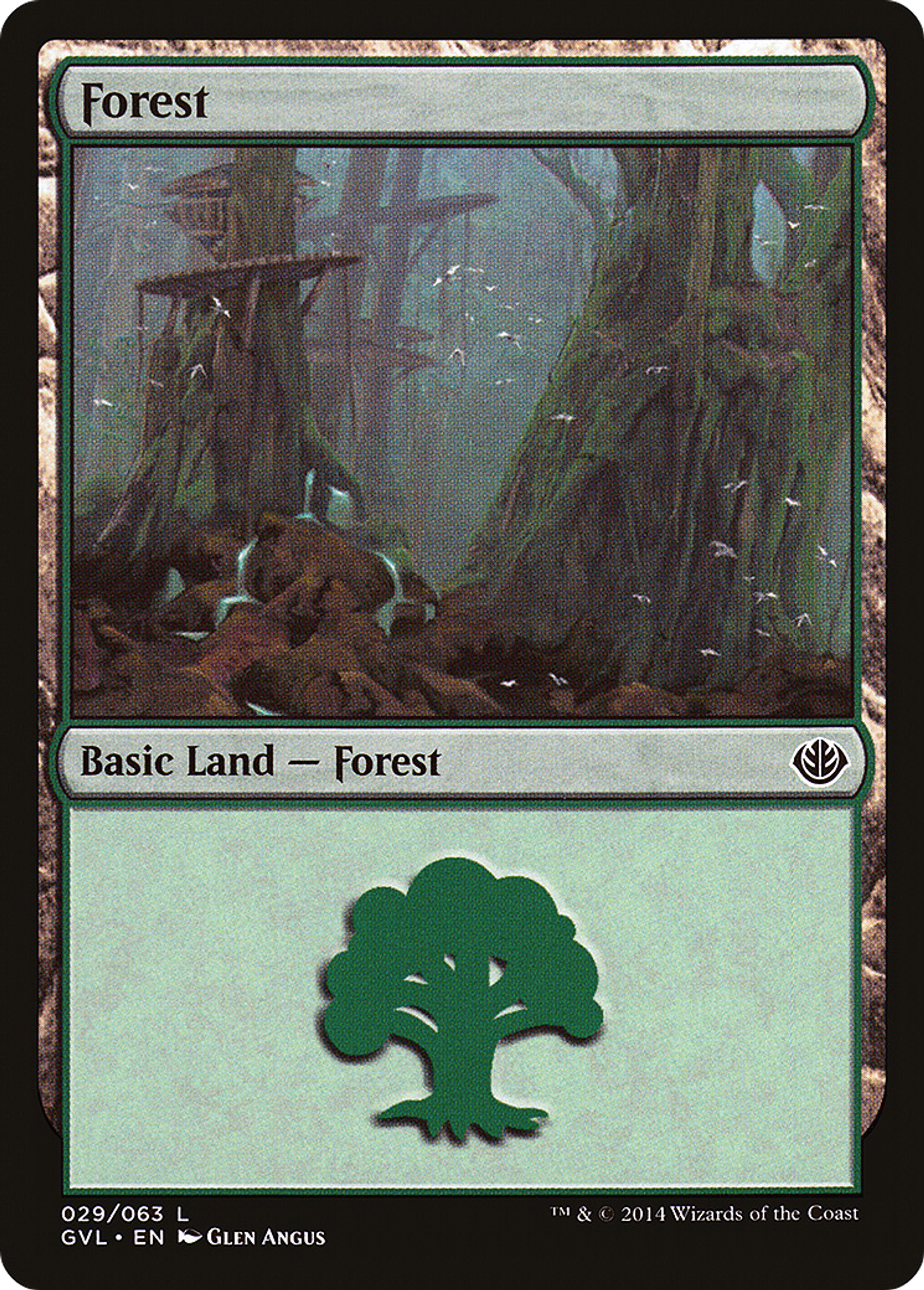 Forest — Duel Decks Anthology: Garruk vs. Liliana — Magic: The Gathering