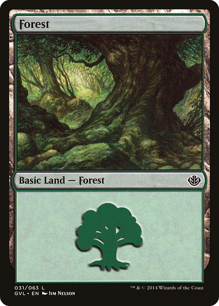 Forest — Duel Decks Anthology: Garruk vs. Liliana — Magic: The Gathering
