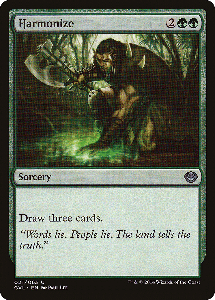 Harmonize — Duel Decks Anthology: Garruk vs. Liliana — Magic: The Gathering