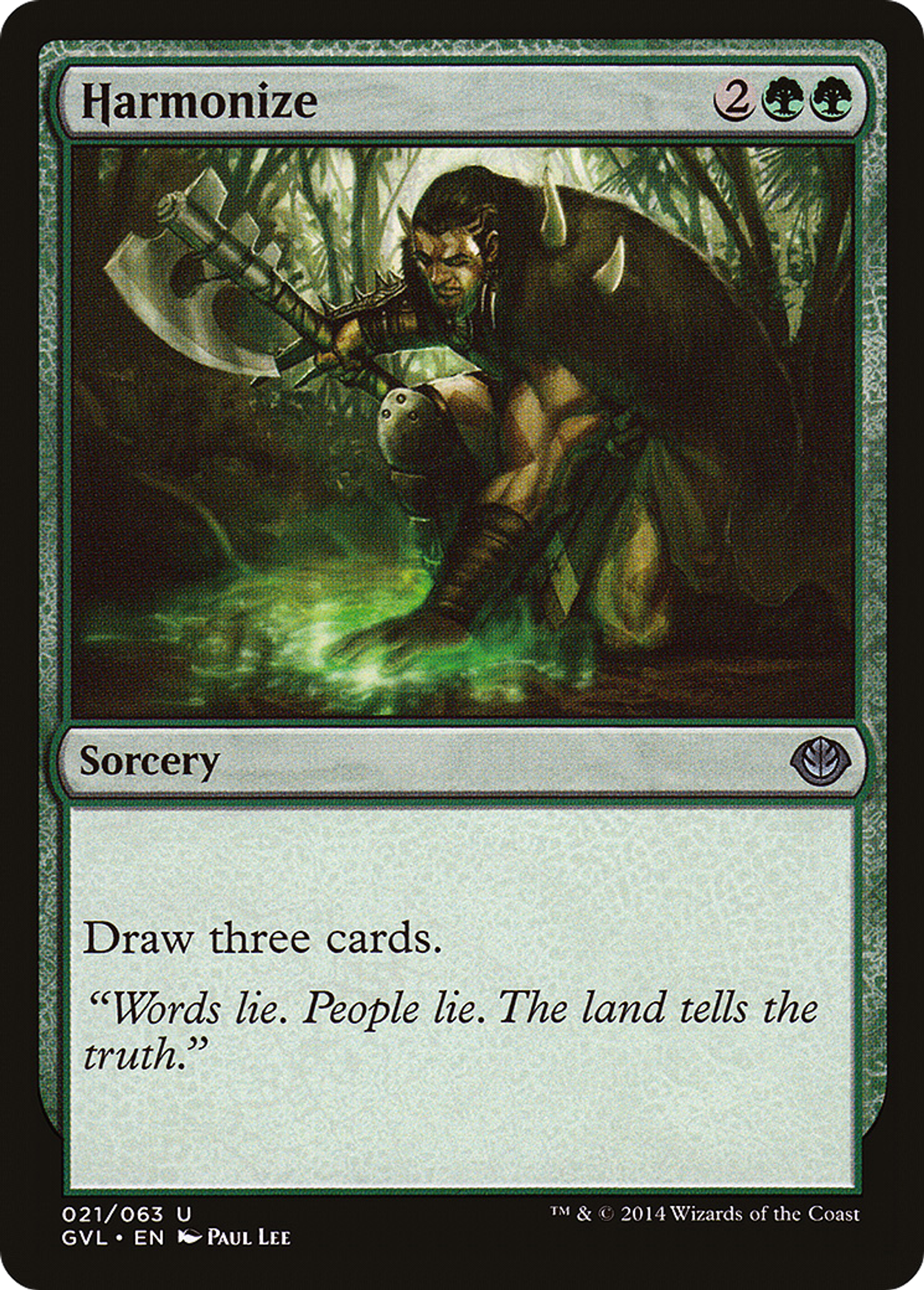 Harmonize — Duel Decks Anthology: Garruk vs. Liliana — Magic: The Gathering