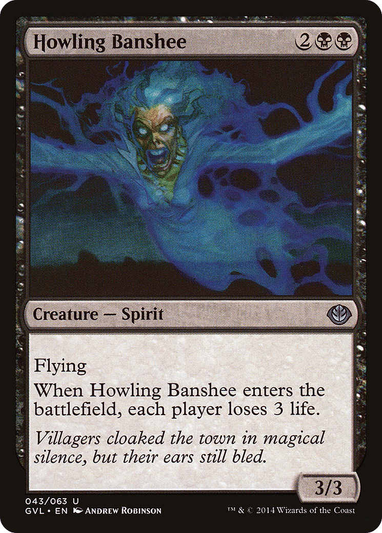 Howling Banshee — Duel Decks Anthology: Garruk vs. Liliana — Magic: The Gathering