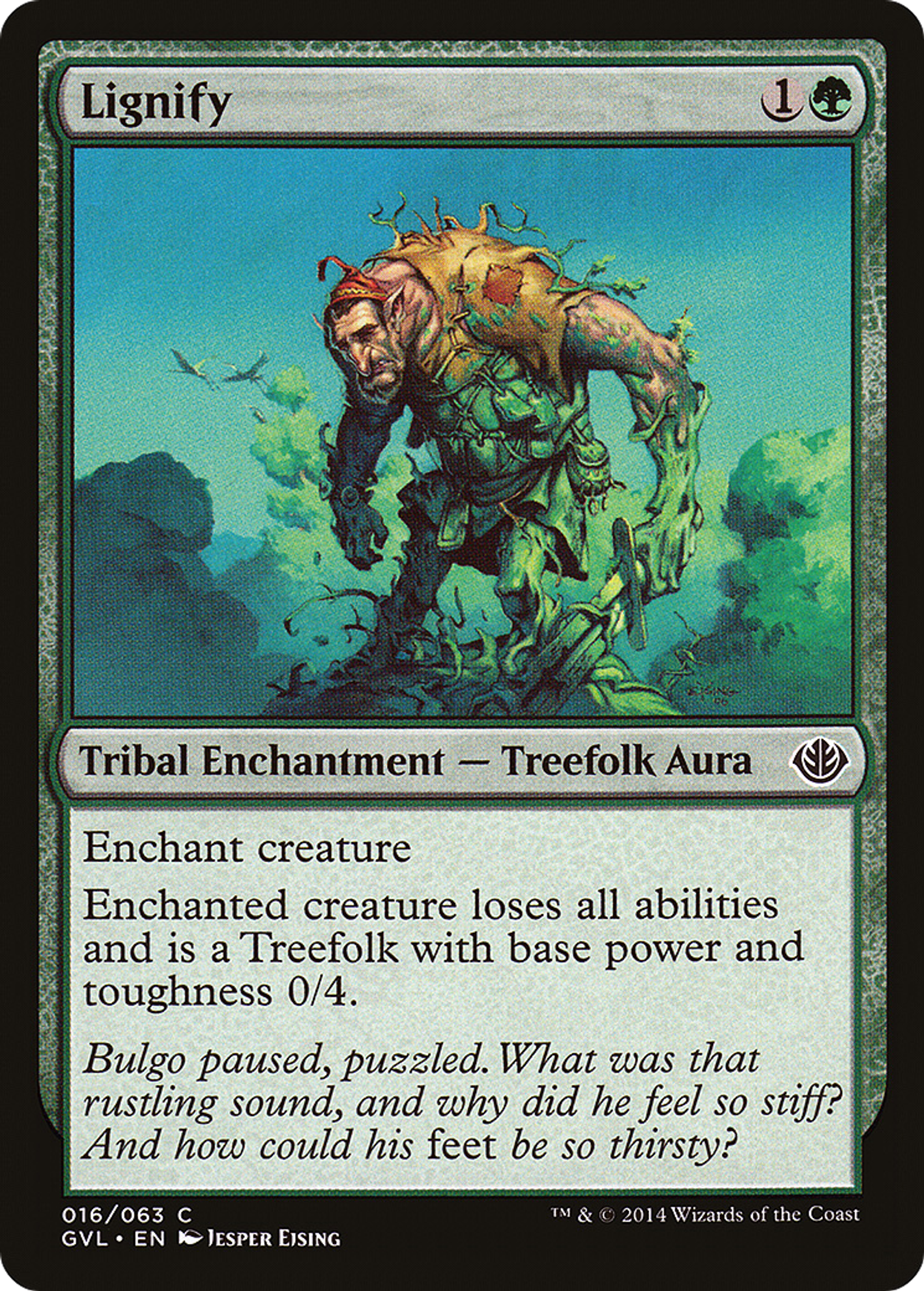 Lignify — Duel Decks Anthology: Garruk vs. Liliana — Magic: The Gathering