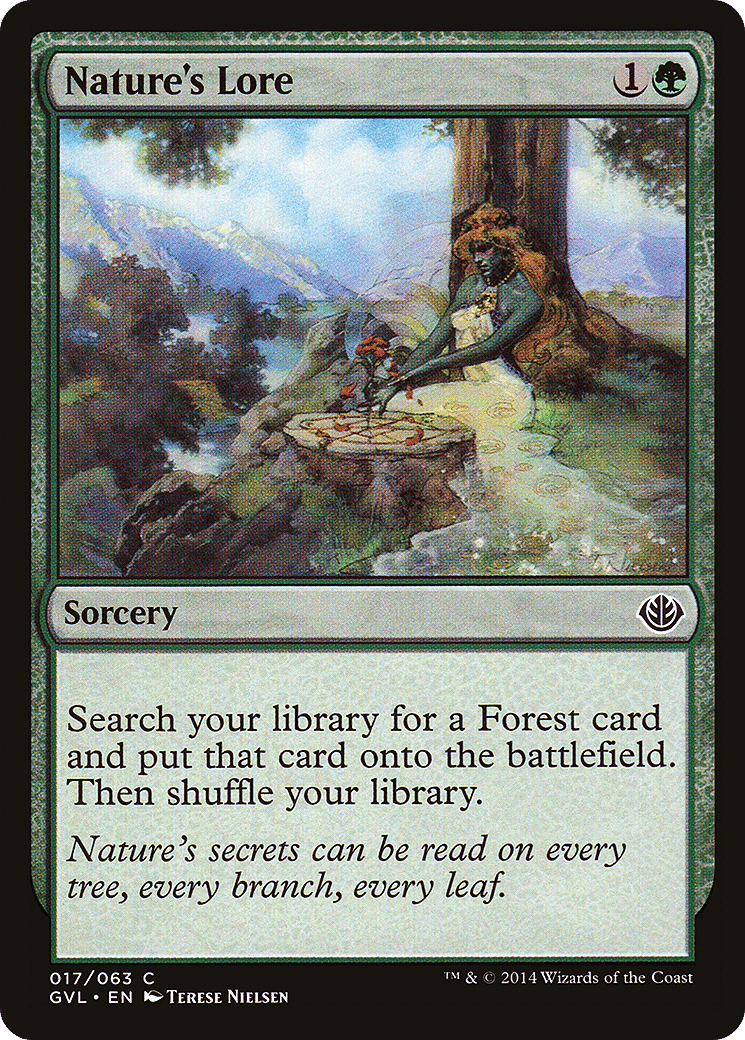 Nature's Lore — Duel Decks Anthology: Garruk vs. Liliana — Magic: The Gathering