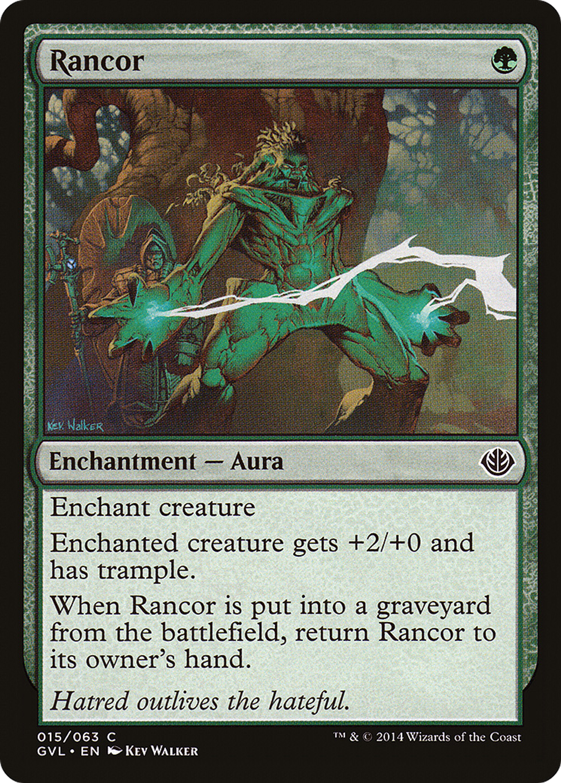 Rancor — Duel Decks Anthology: Garruk vs. Liliana — Magic: The Gathering