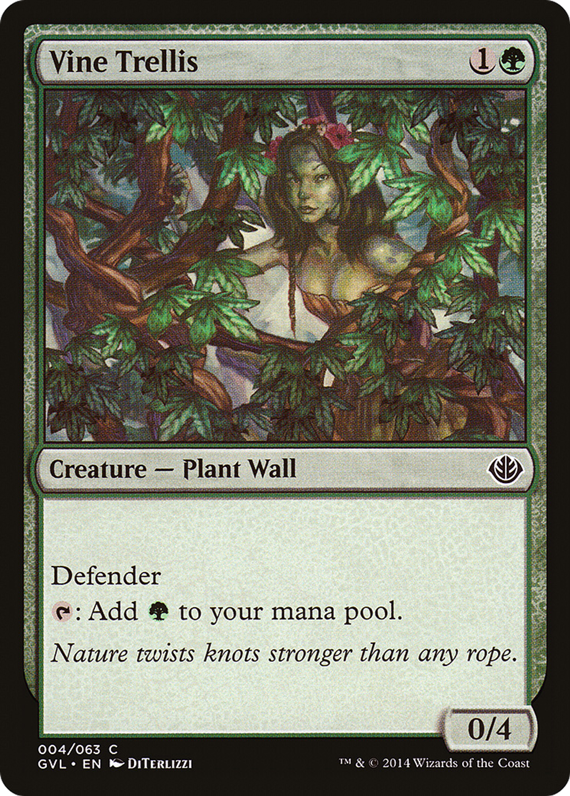 Vine Trellis — Duel Decks Anthology: Garruk vs. Liliana — Magic: The Gathering