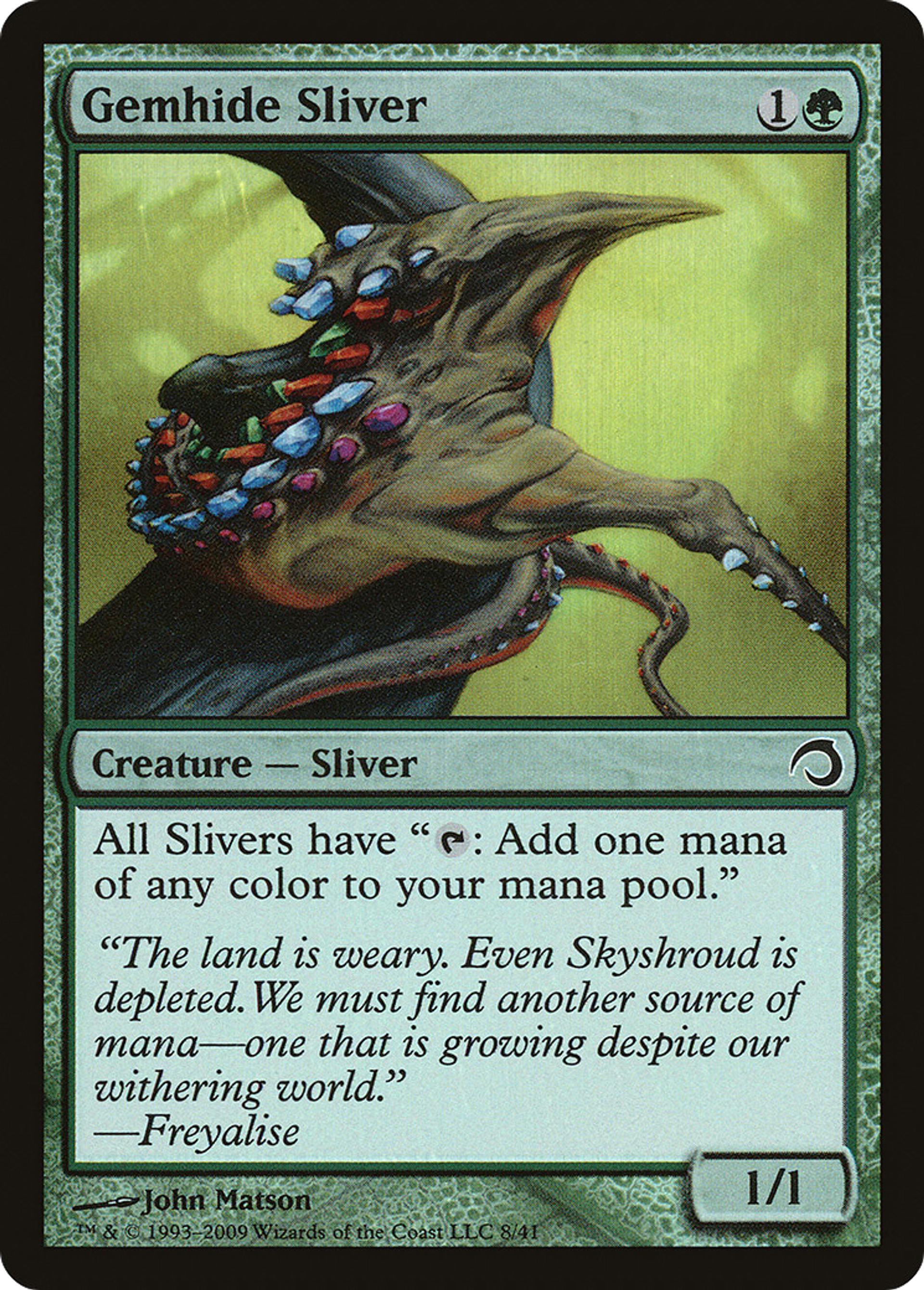 Slivoïde cuirgemme — Premium Deck Series: Slivers — Magic: The Gathering