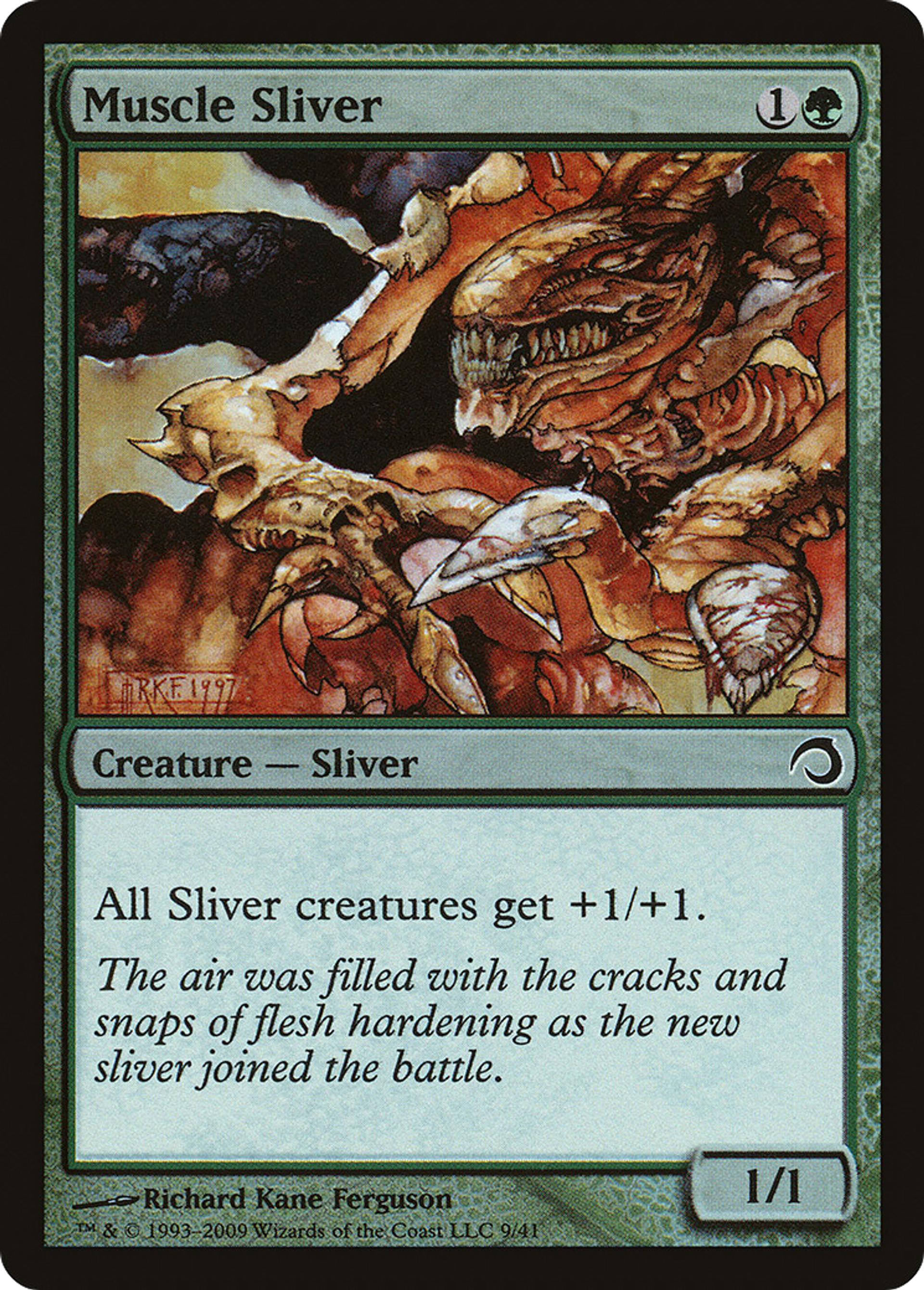 Slivoïde musclé — Premium Deck Series: Slivers — Magic: The Gathering