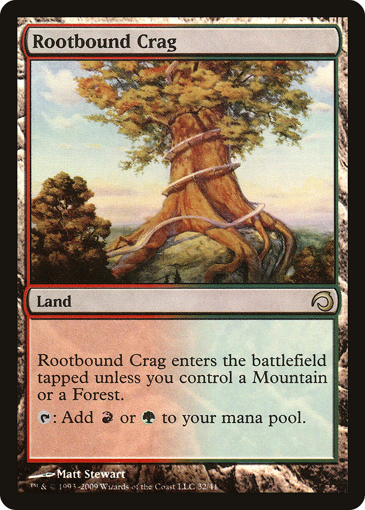 Rootbound Crag — Premium Deck Series: Slivers — Magic: The Gathering