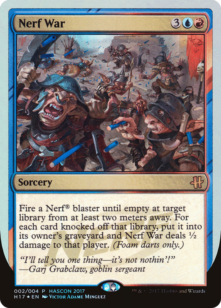 Nerf War — HasCon 2017 — Magic: The Gathering