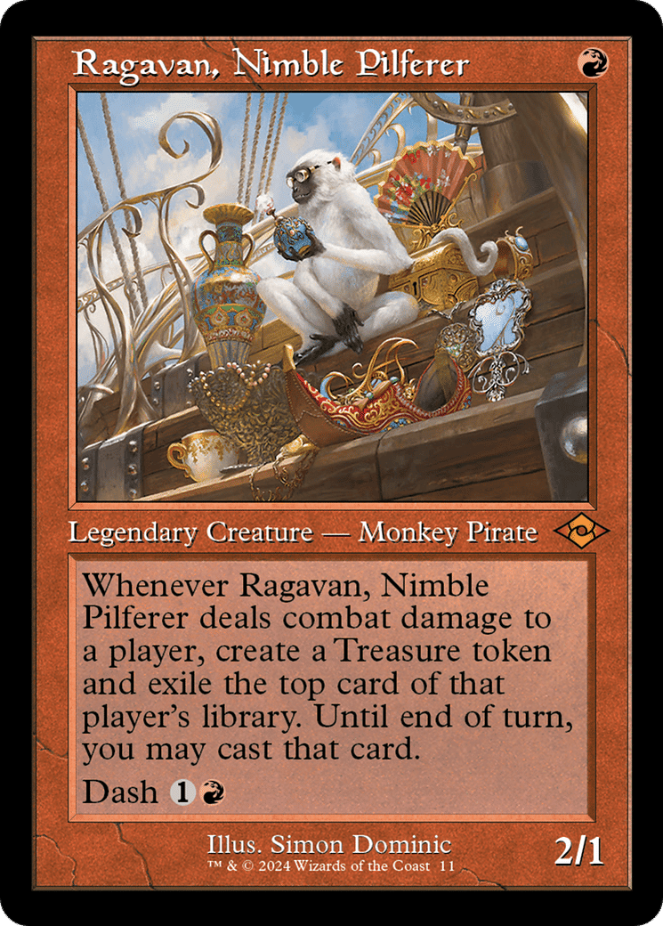 Ragavan, Nimble Pilferer — Modern Horizons 2 Timeshifts — Magic: The Gathering