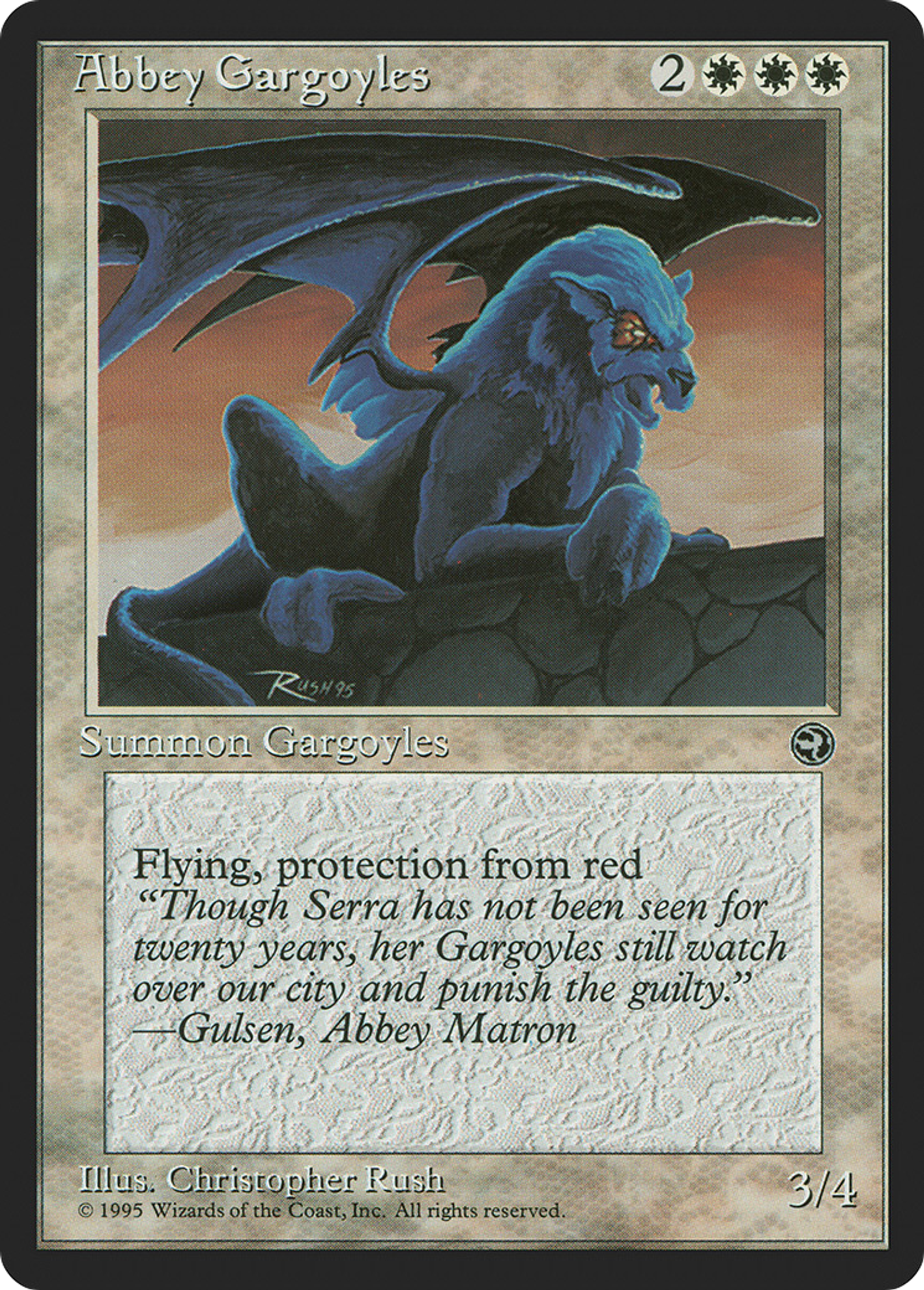 Abbey Gargoyles — Homelands — Magic: The Gathering