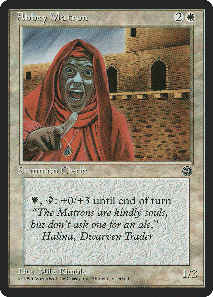 Abbey Matron — Homelands — Magic: The Gathering