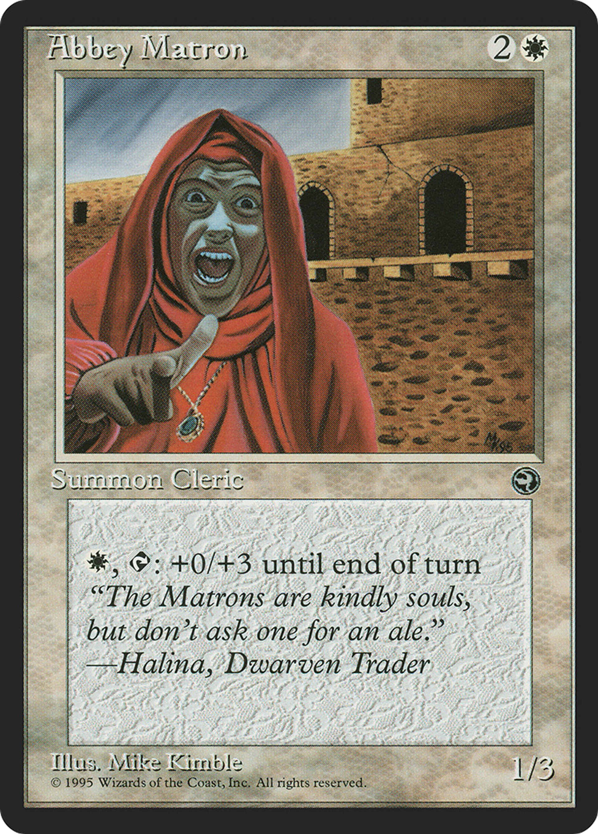 Abbey Matron — Homelands — Magic: The Gathering