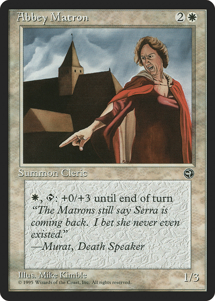 Abbey Matron — Homelands — Magic: The Gathering