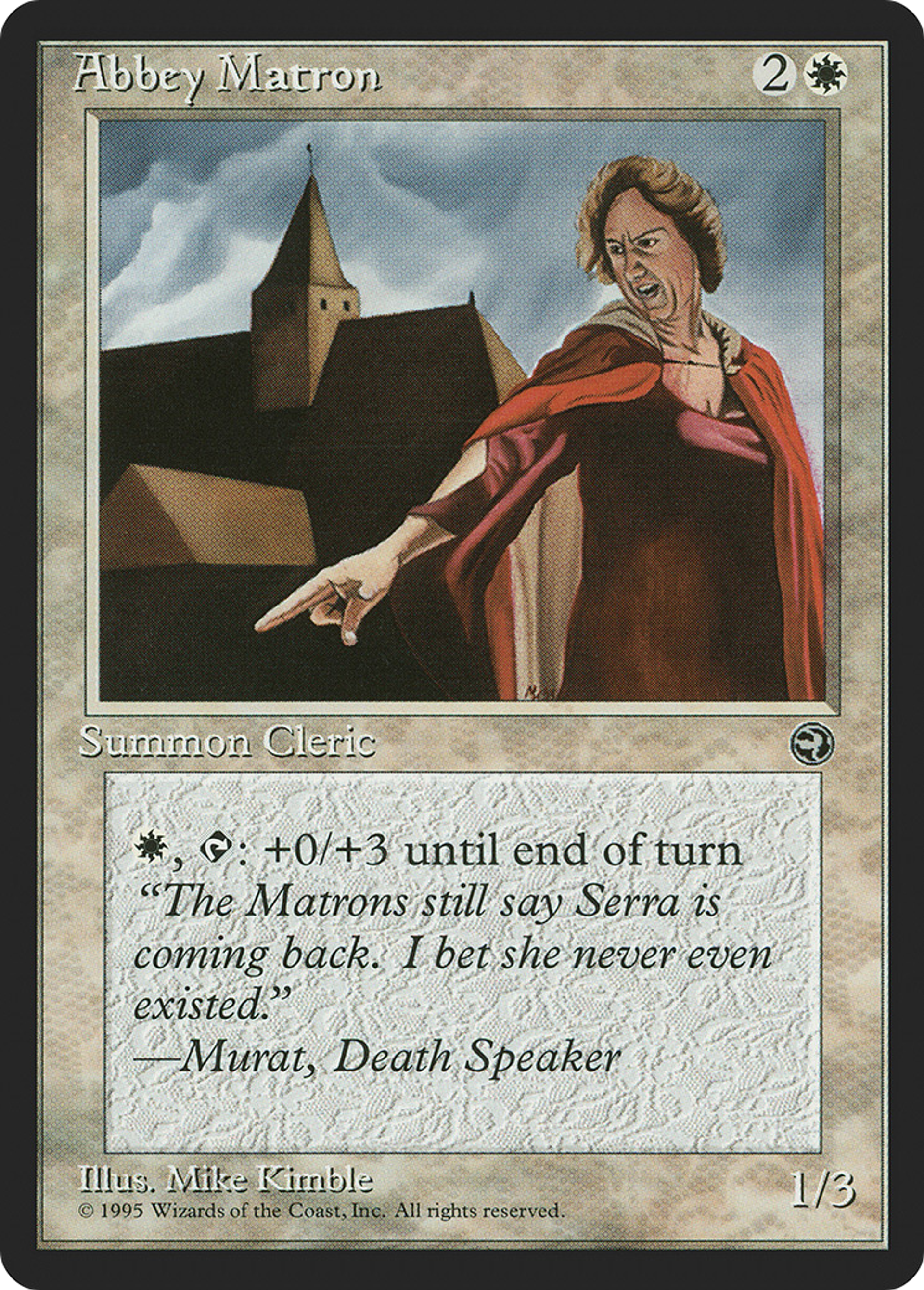 Abbey Matron — Homelands — Magic: The Gathering