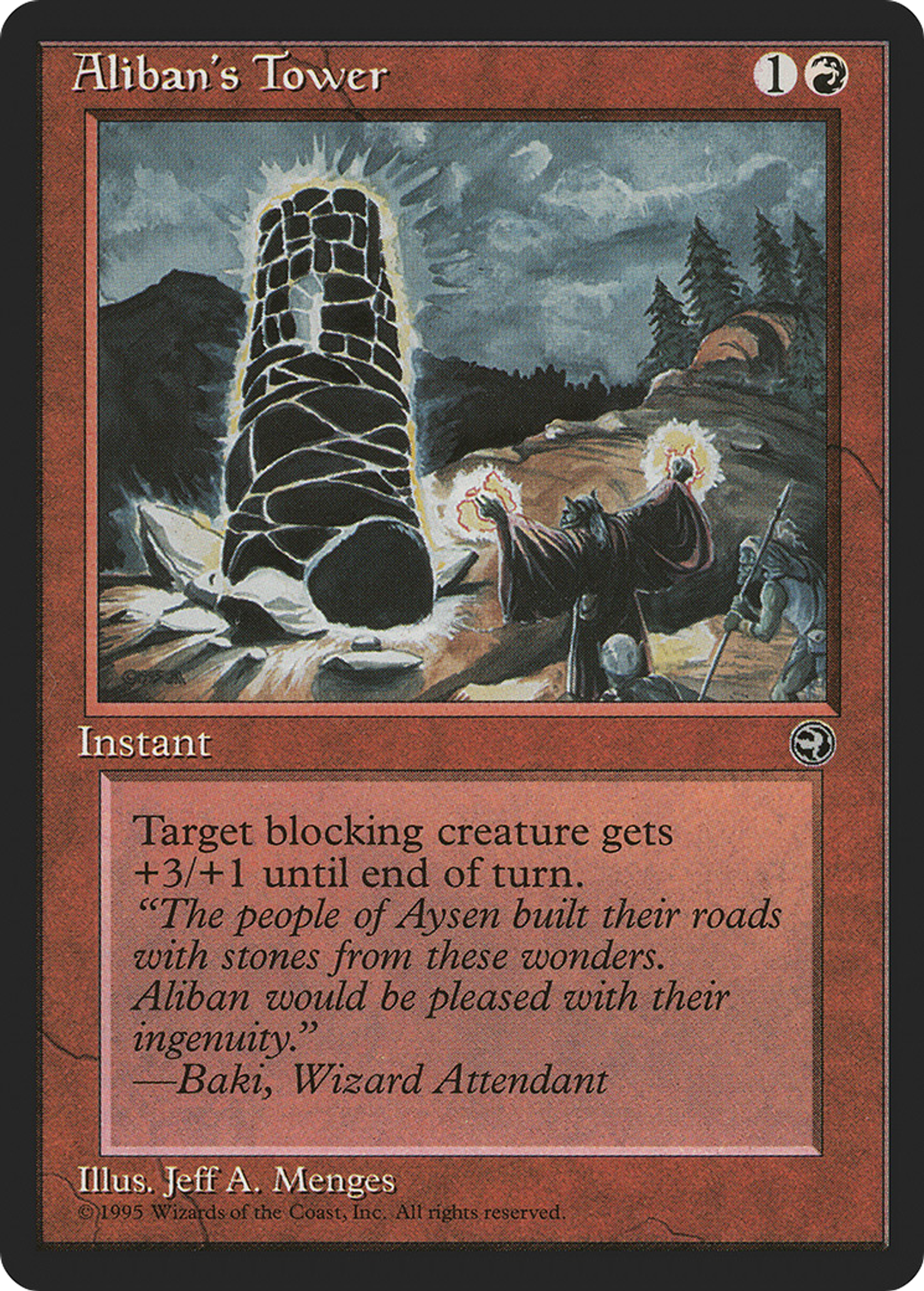 Tour selon Aliban — Homelands — Magic: The Gathering