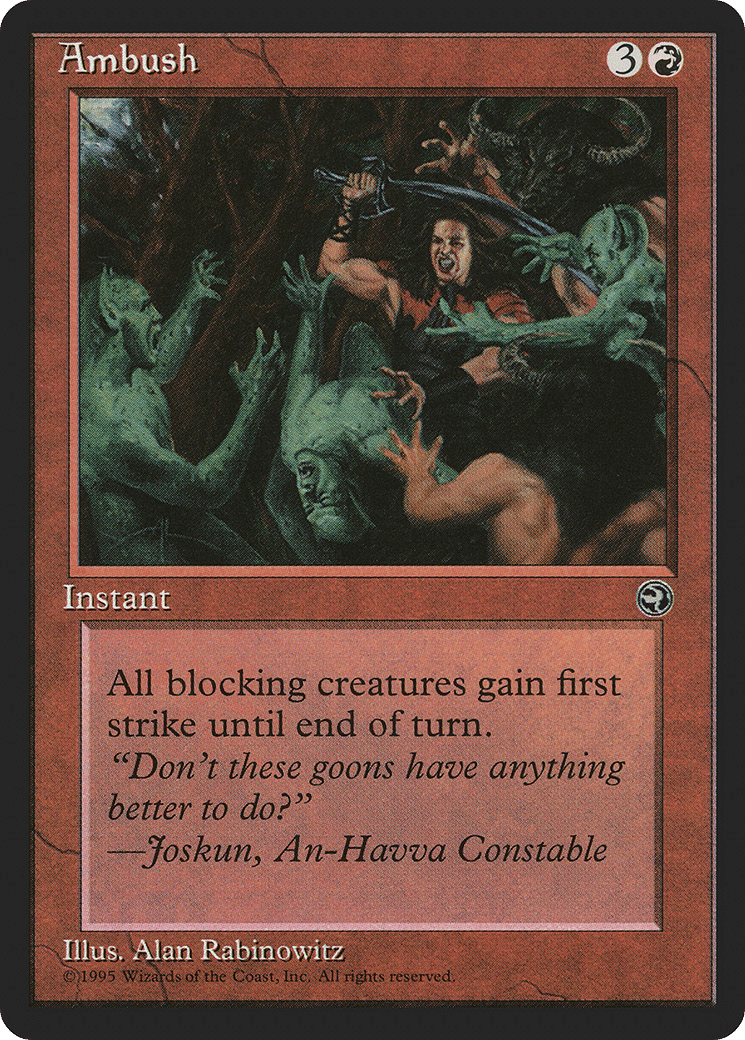 Ambush — Homelands — Magic: The Gathering