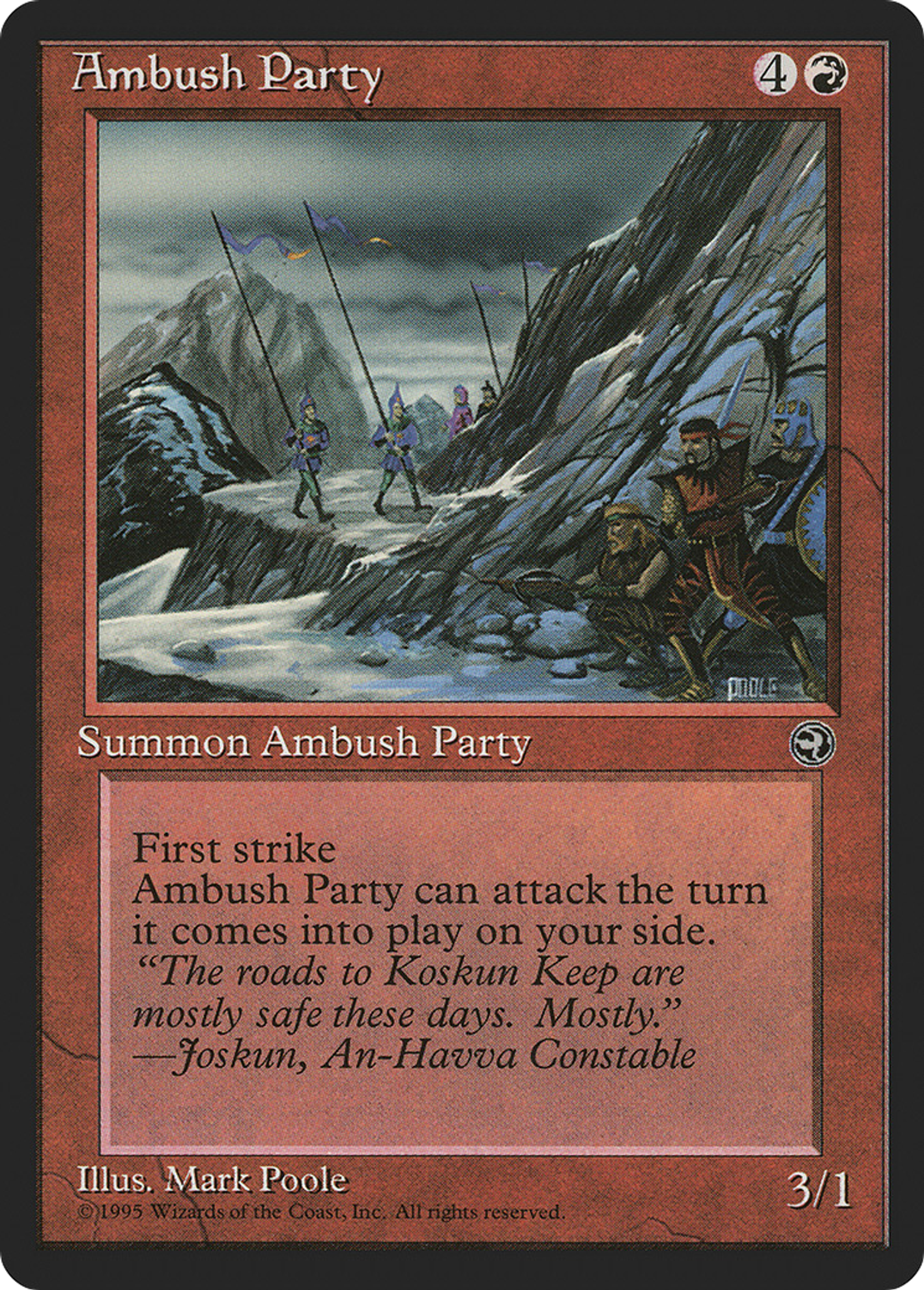 Escarmoucheurs — Homelands — Magic: The Gathering
