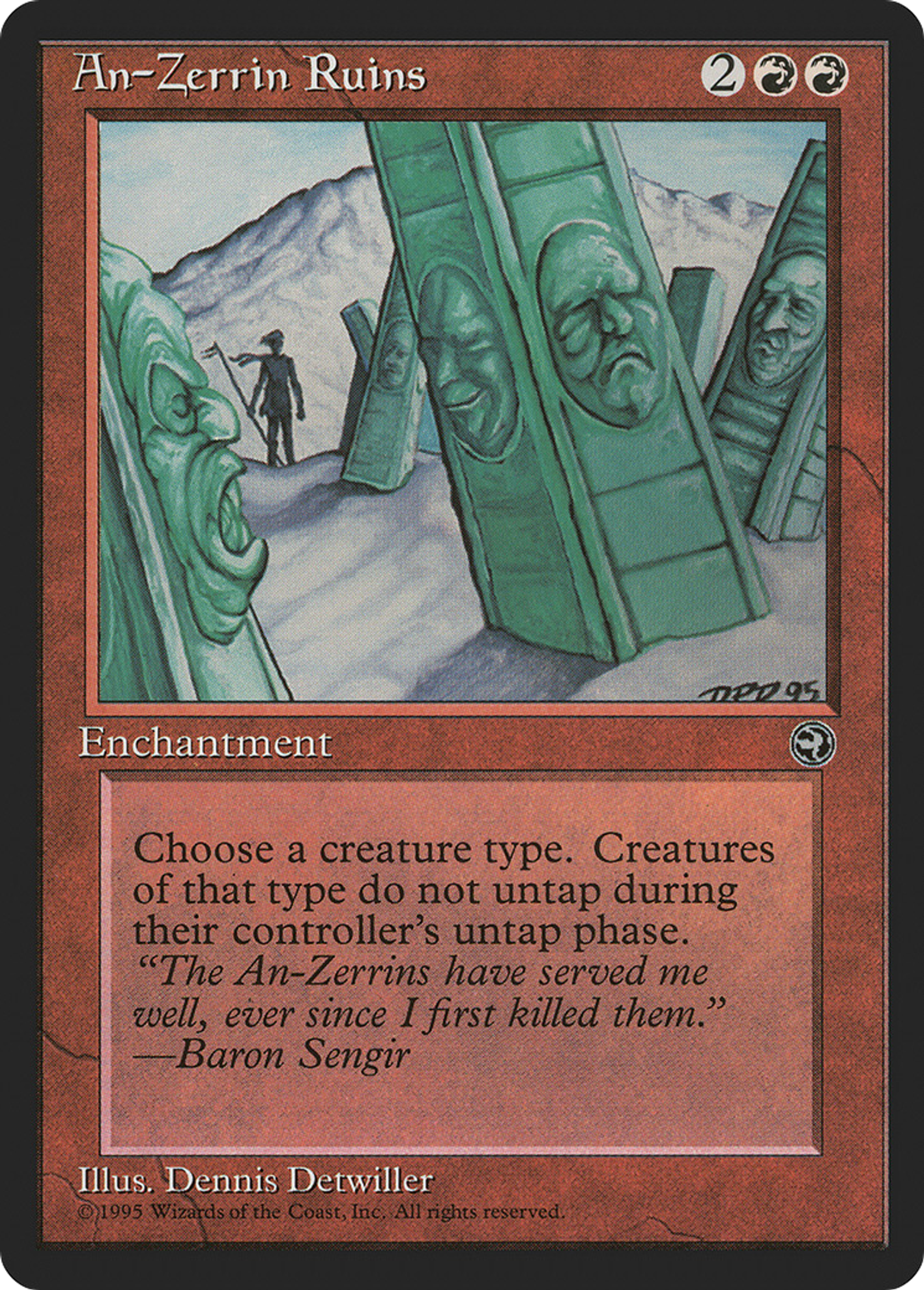 Ruines des An-zerrins — Homelands — Magic: The Gathering