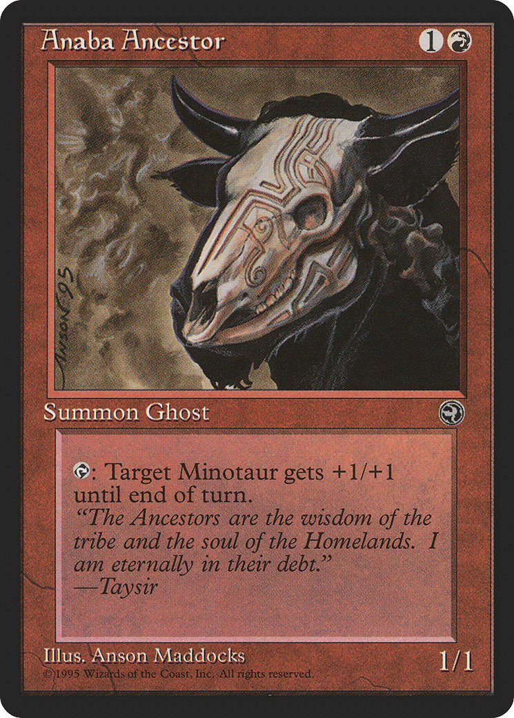 Anaba Ancestor — Homelands — Magic: The Gathering