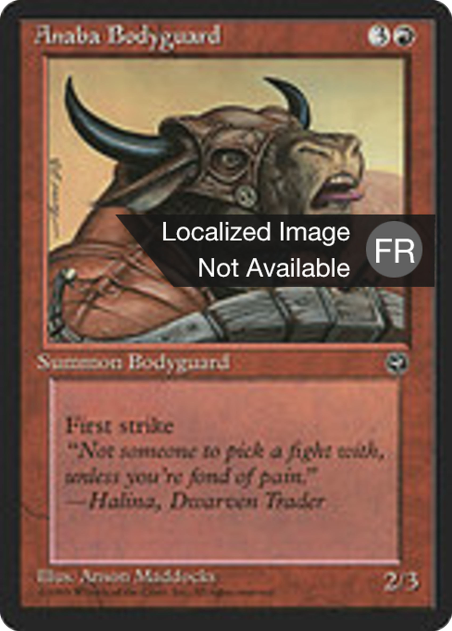 Garde du corps anabaan — Homelands — Magic: The Gathering