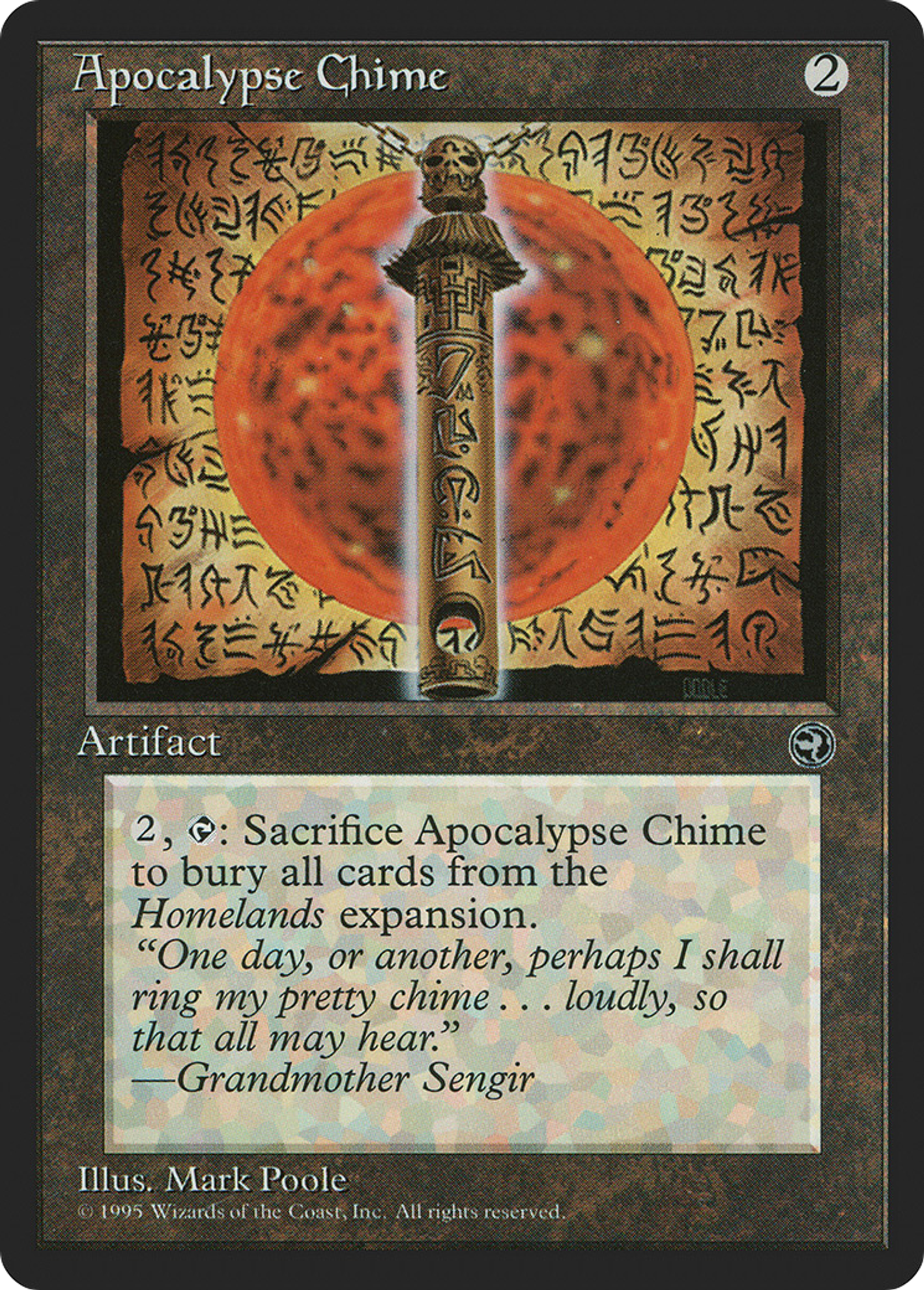 Carillon de l'apocalypse — Homelands — Magic: The Gathering