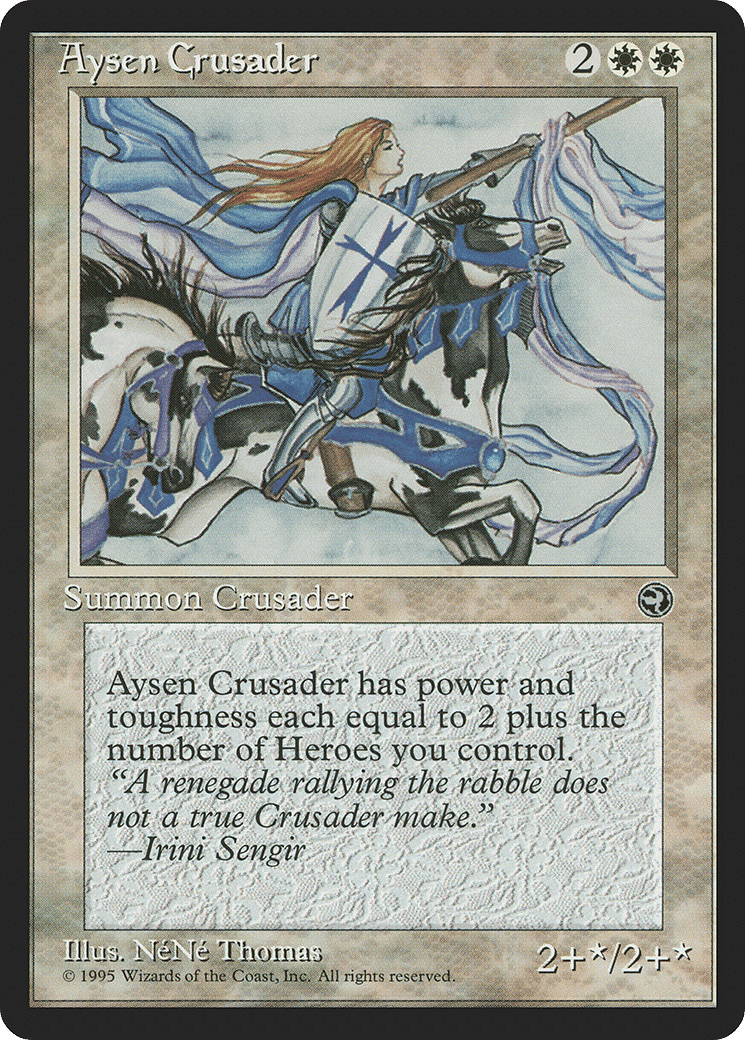 Aysen Crusader — Homelands — Magic: The Gathering
