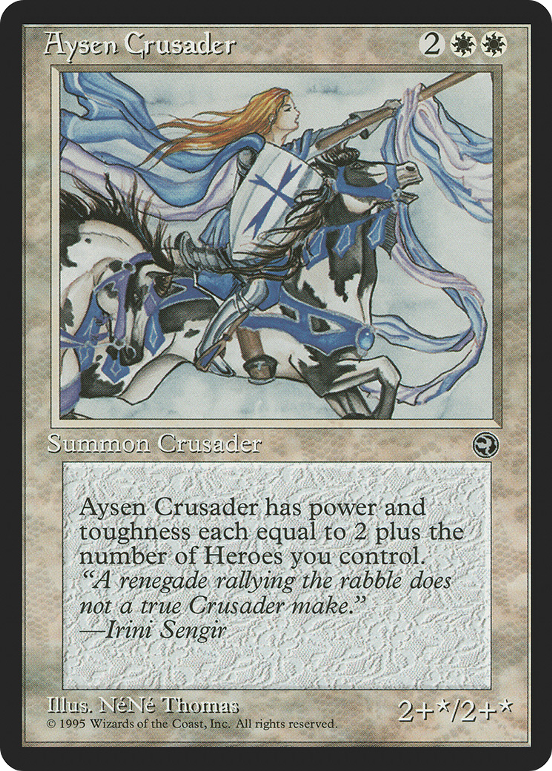 Aysen Crusader — Homelands — Magic: The Gathering