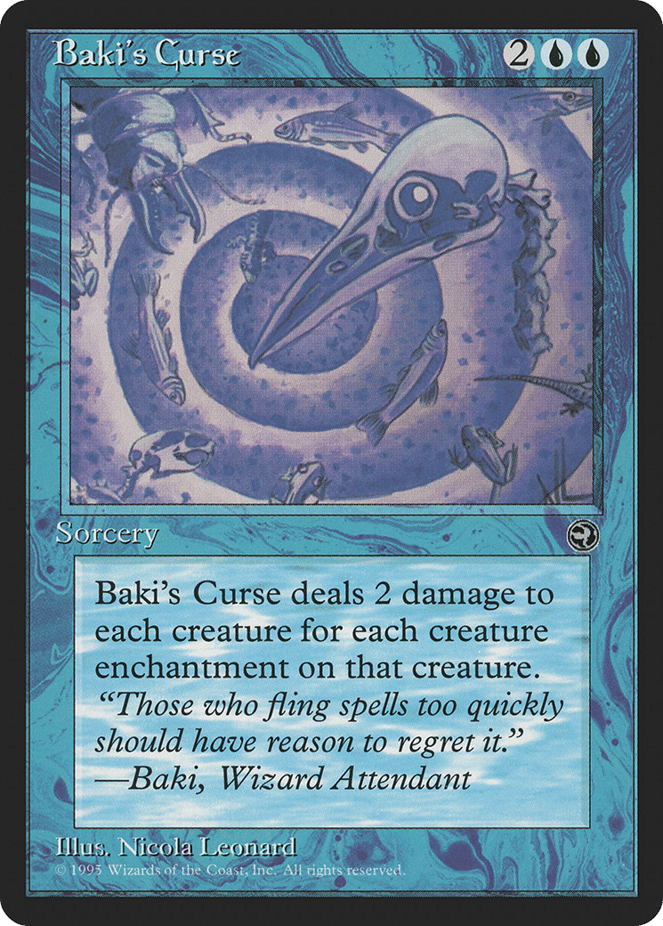Baki's Curse — Homelands — Magic: The Gathering