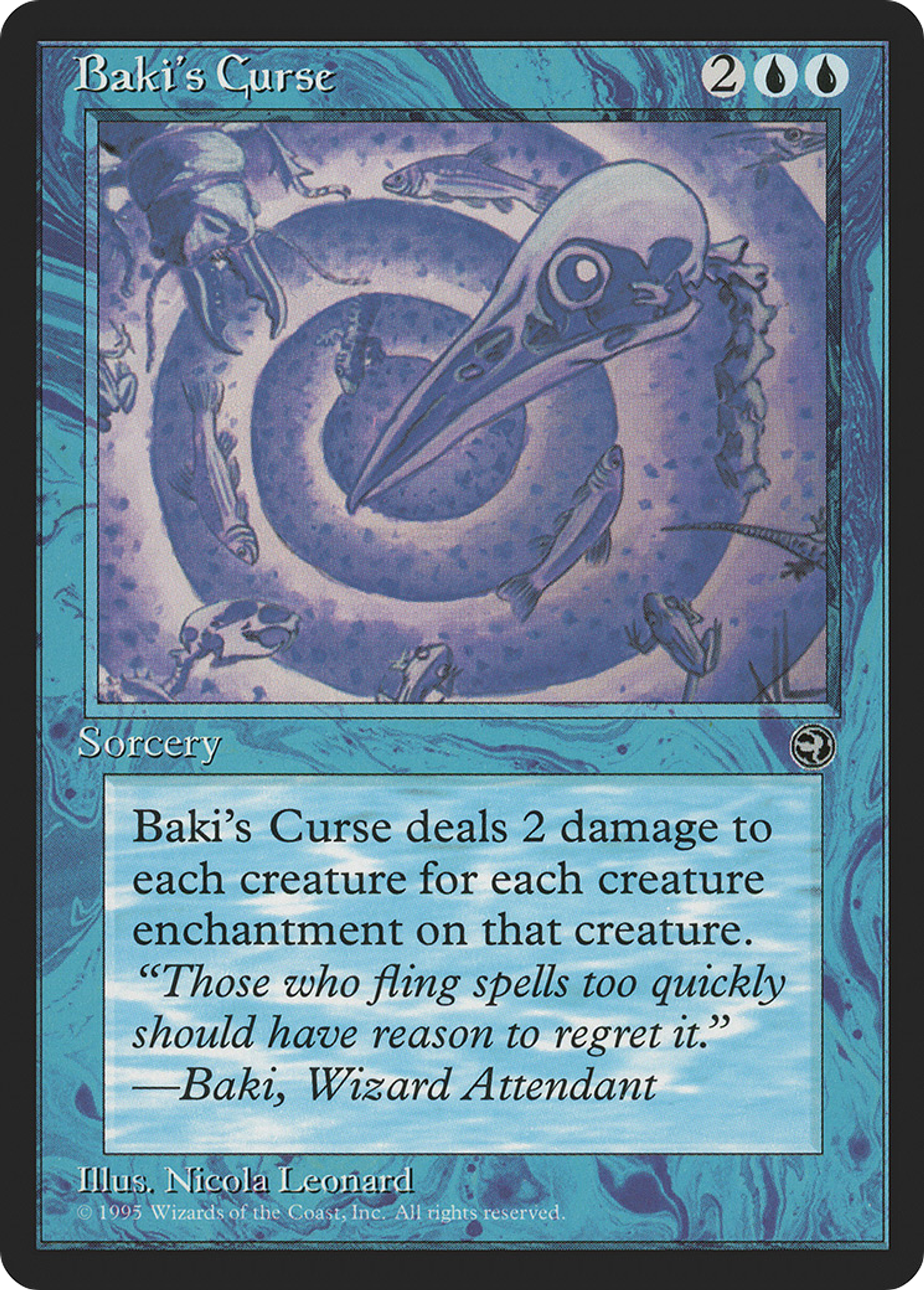 Malédiction selon Baki — Homelands — Magic: The Gathering