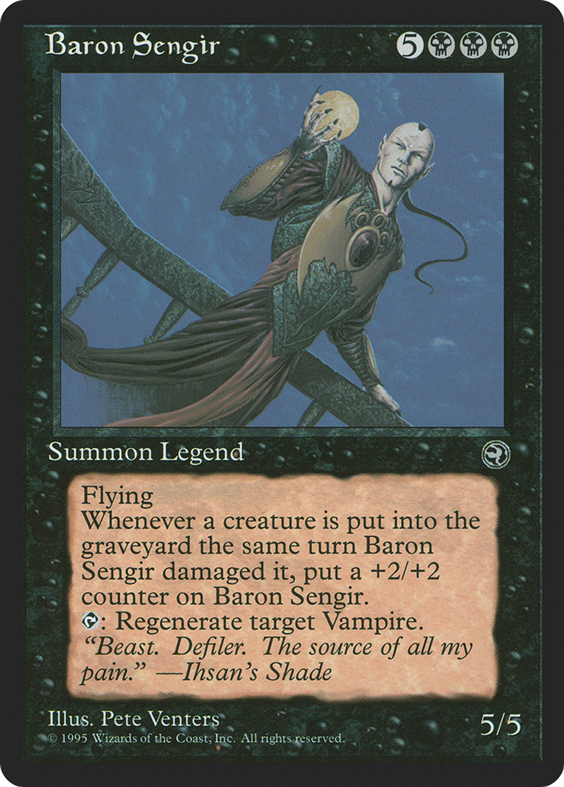 Baron Sengir — Homelands — Magic: The Gathering