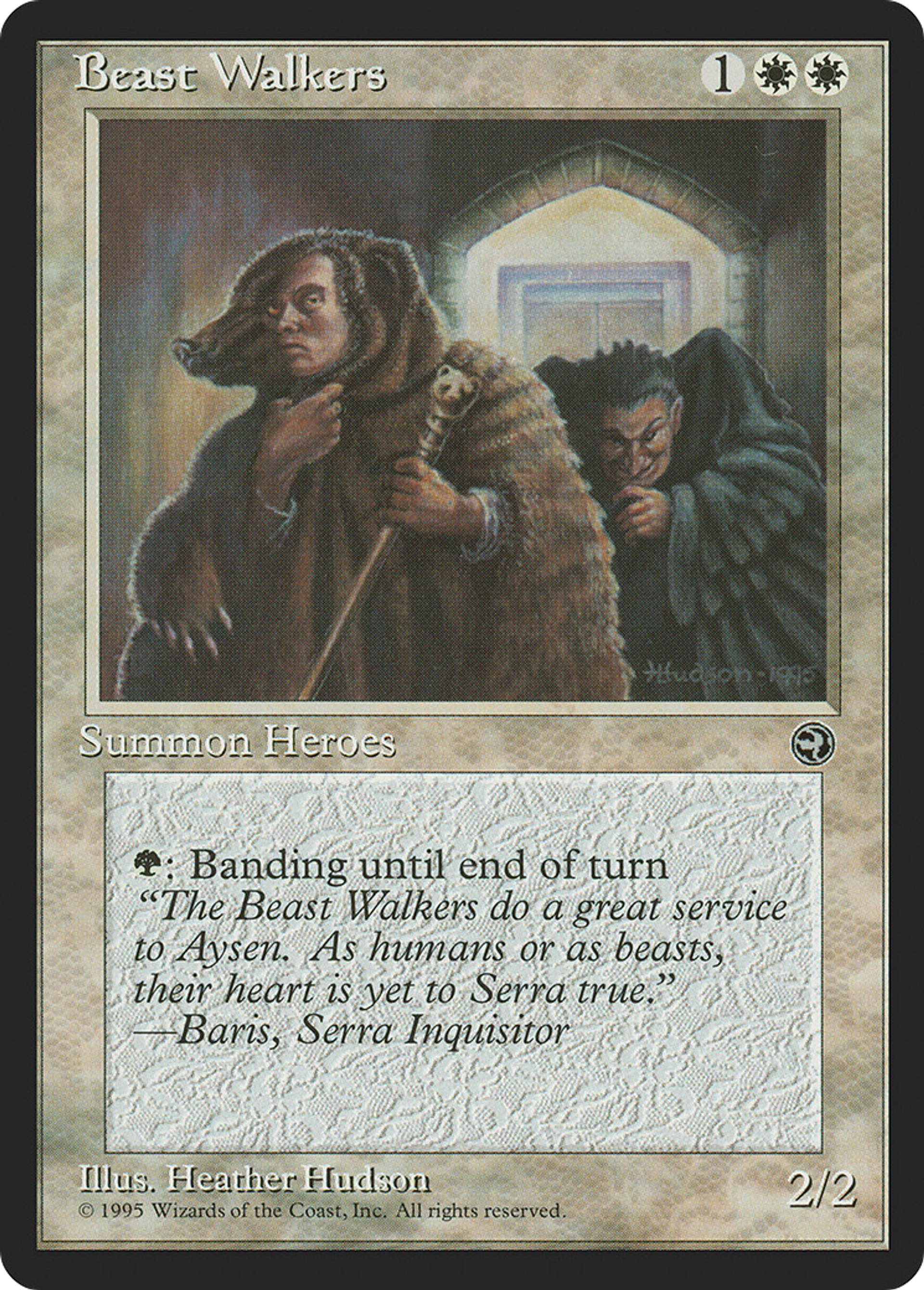 Beast Walkers — Homelands — Magic: The Gathering
